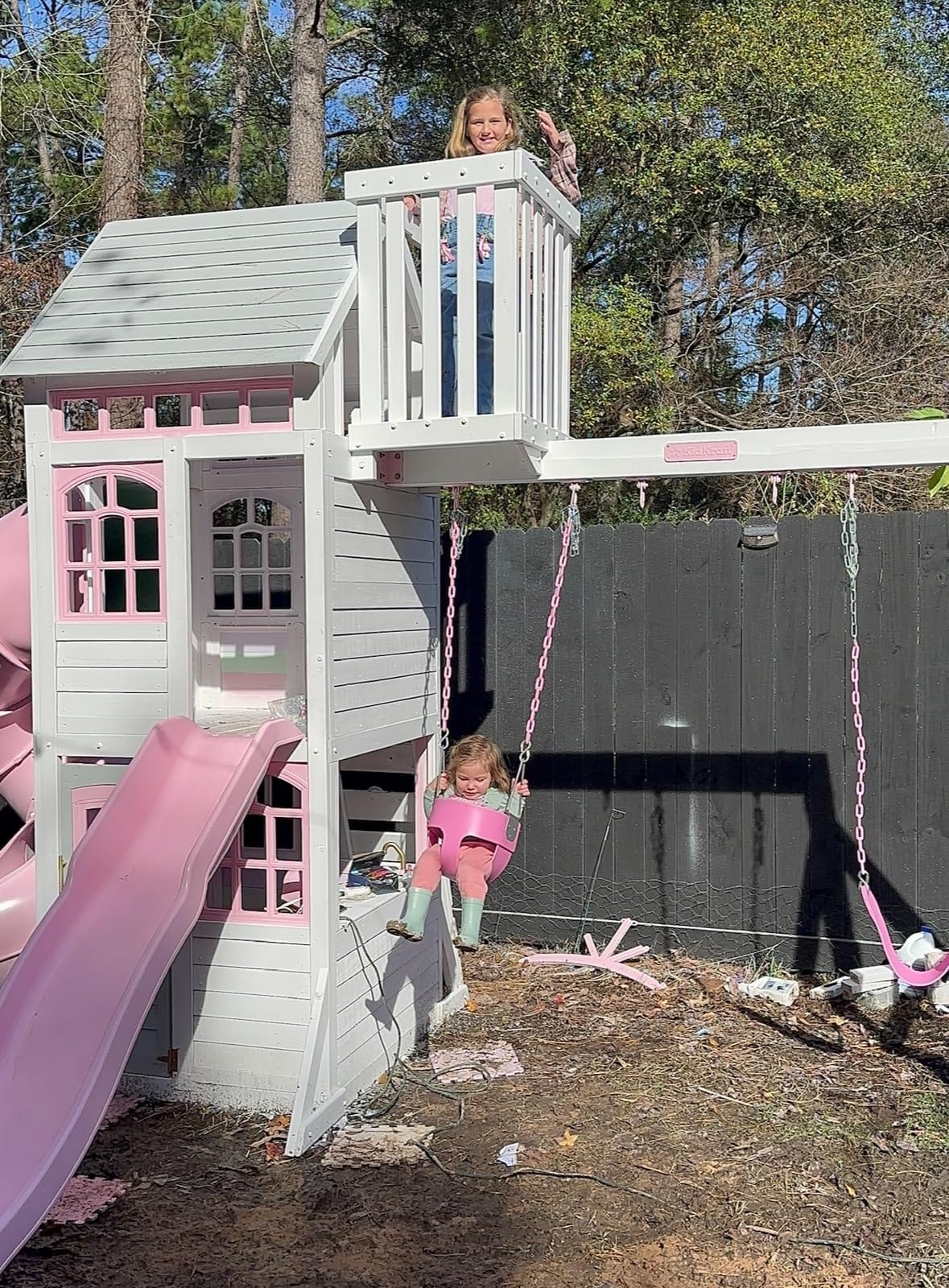 Heavy Duty Toddler High Back Full Bucket Swing Seat - Swing Set Accessories customer photo 2