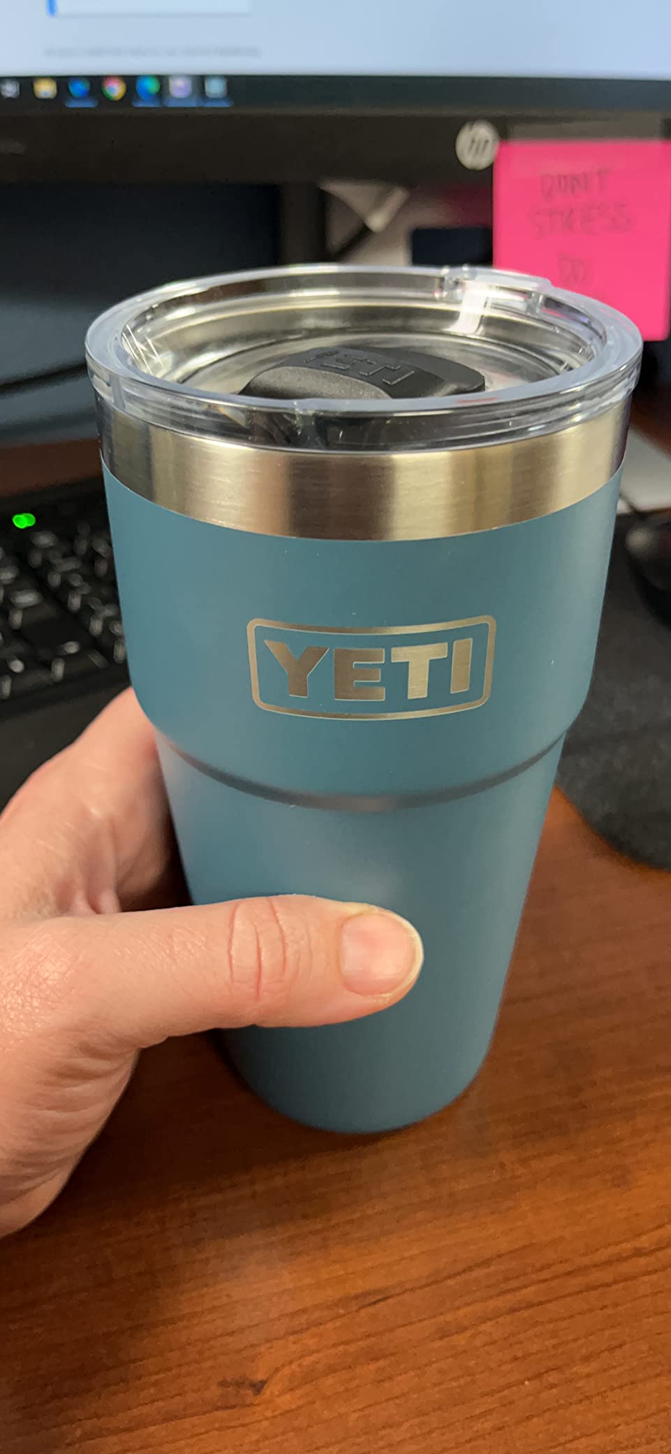 YETI Rambler Stackable Pint, Vacuum Insulated, Stainless Steel with MagSlider Lid customer photo 1