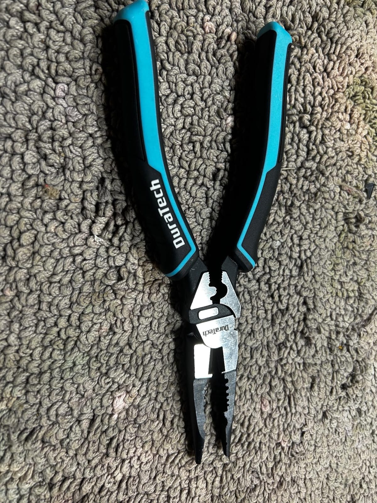 DURATECH 3PCS Pliers Set, Large 6 in 1 Multifunctional Wire Stripper Crimper Cutter, 8.5