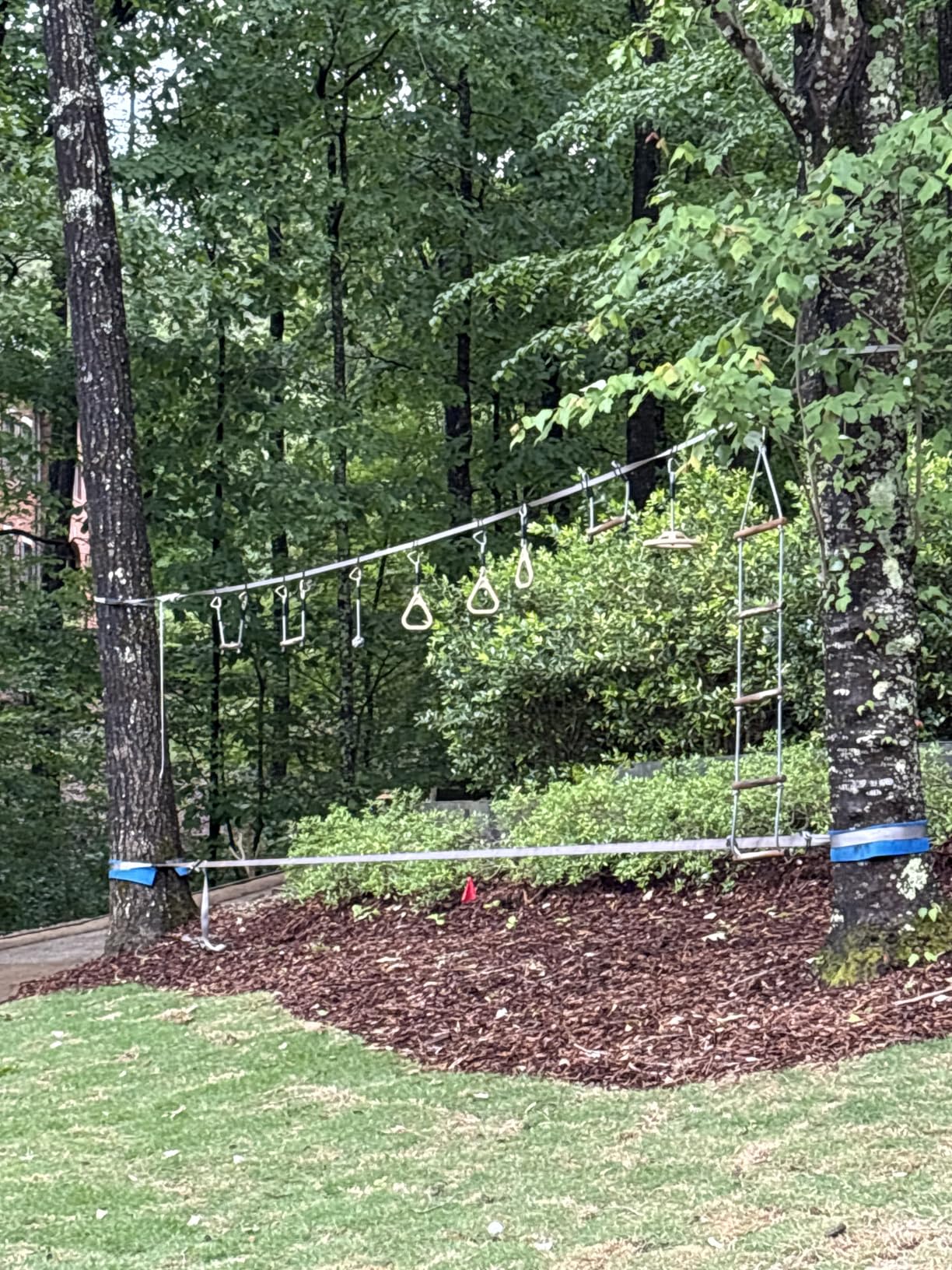 Hyponix Ninja Warrior Obstacle Course for Kids, 2 x 60 ft, 13 Obstacles customer photo 1