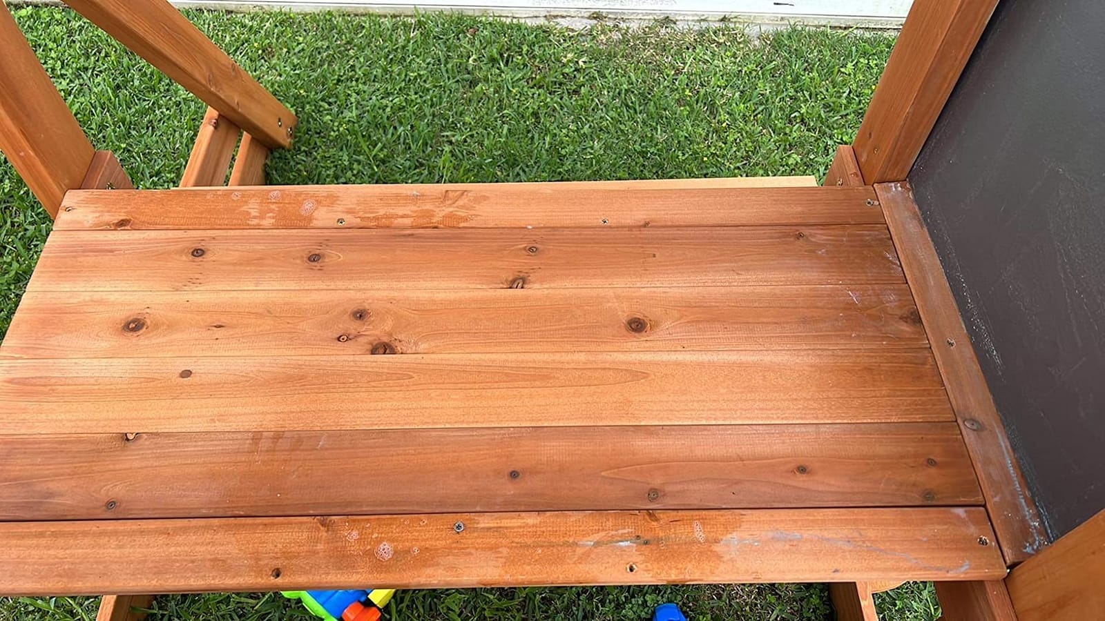 Wooden Playground Sets for Backyards, Outdoor Swing Sets for Kids Ages 3-6 customer photo 1