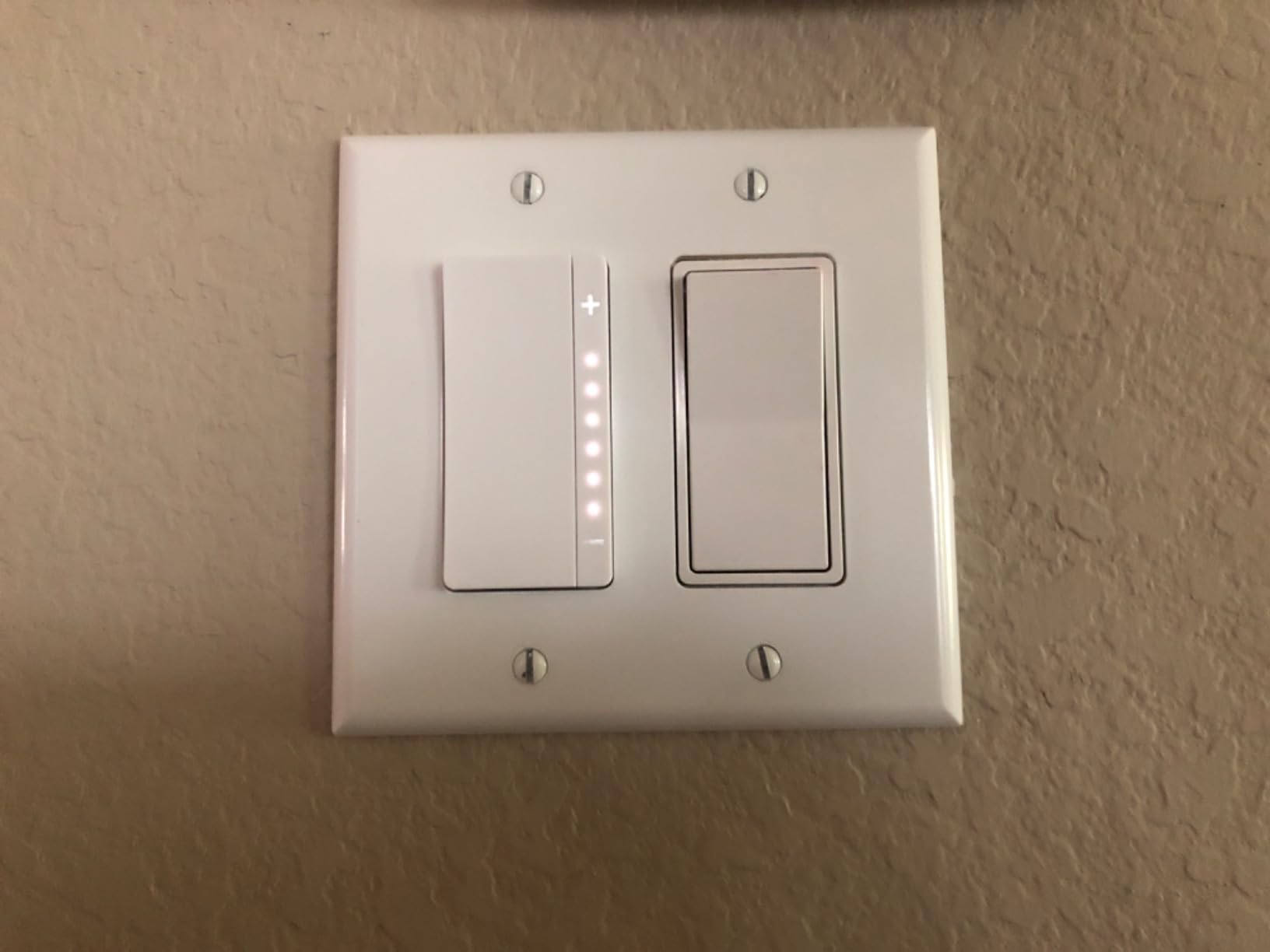 ELEGRP Smart Dimmer Light Switch DPR30, 2.4GHz Wi-Fi Dimmer Switch Compatible with Alexa and Google Assistant, Single Pole/3 Way, Needs Neutral Wire, No Hub Required, UL Listed, Matte White, 4 Pack customer photo 2