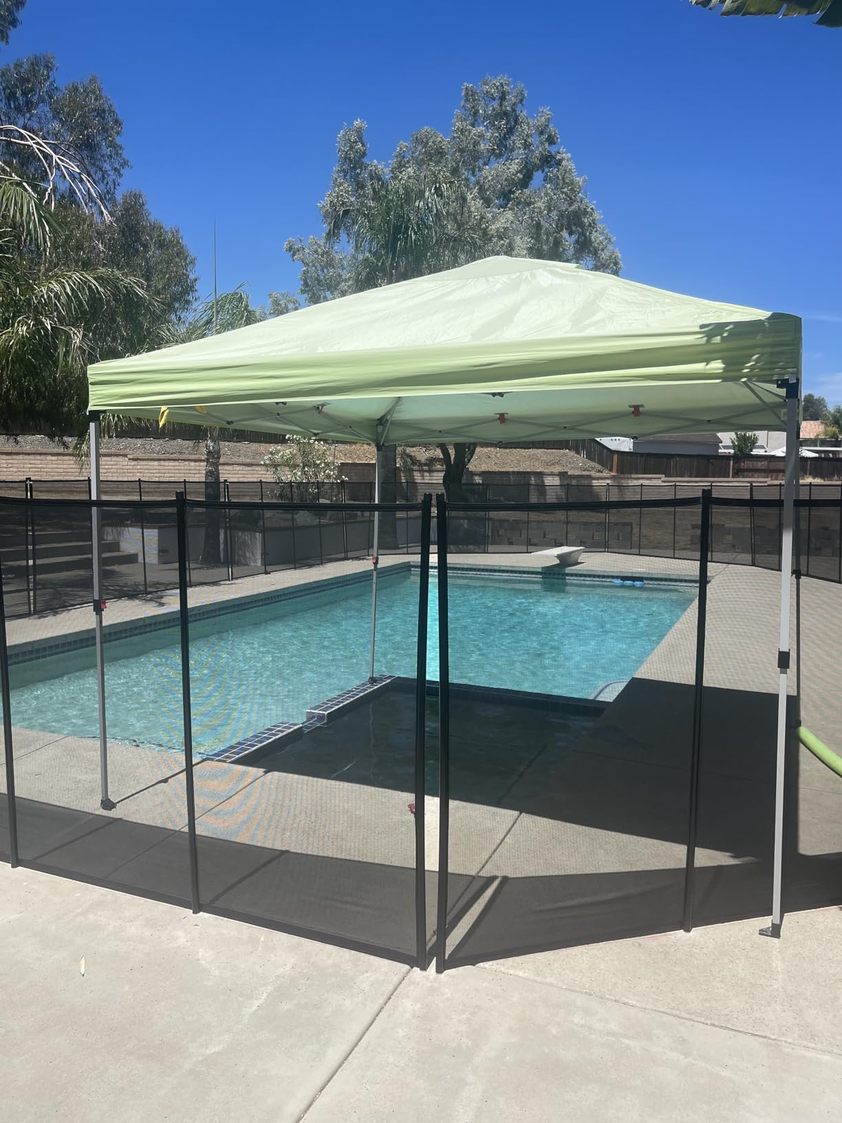 VINGLI Pool Fence 5Ft x 48Ft, Swimming Safety Fencing for Inground Pools customer photo 2