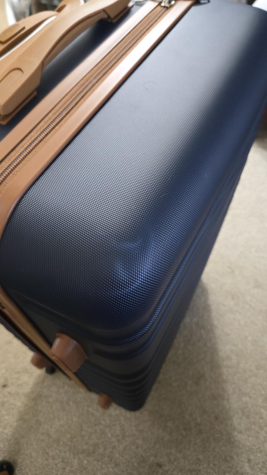 Coolife Luggage Set Hardside Suitcase,5 piece,White(DB/TB/20/24/28) customer photo 2