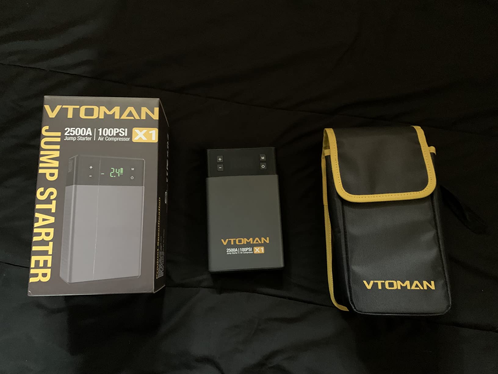 VTOMAN X1 LiFePO4 Jump Starter with Air Compressor, 12V Portable Jump Box customer photo 1