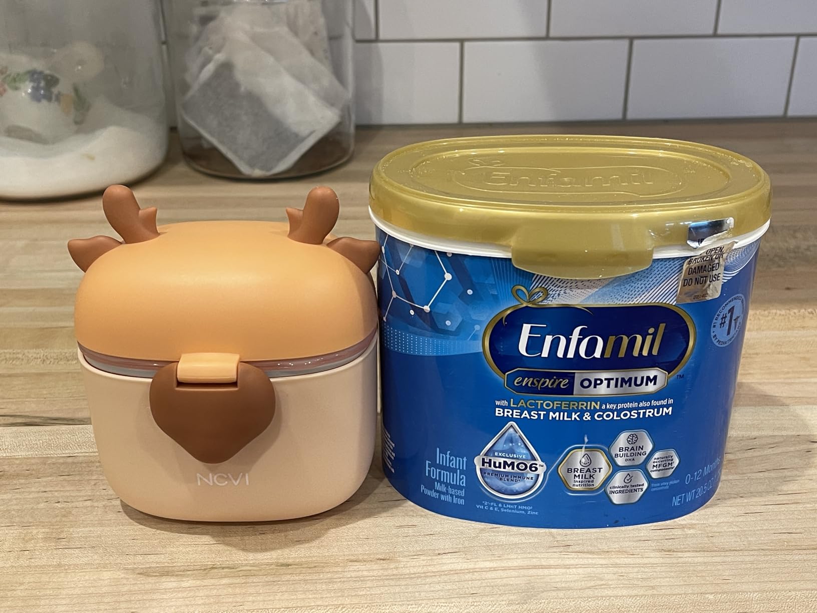 NCVI Formula Container To Go, Baby Formula Dispenser On The Go with Scoop customer photo 1