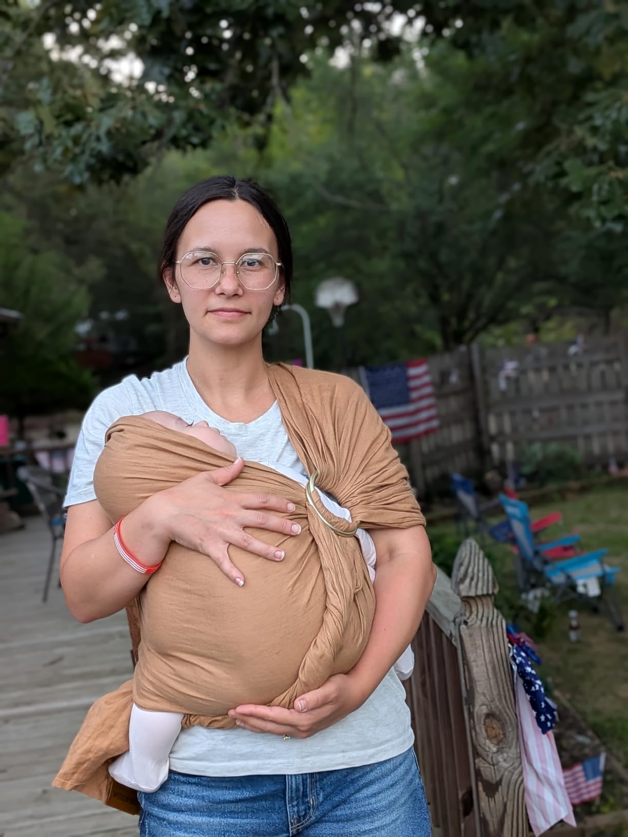 WildBird - Ring Sling Baby Carrier - 0-36 Months (up to 35 lbs) - Standard (74