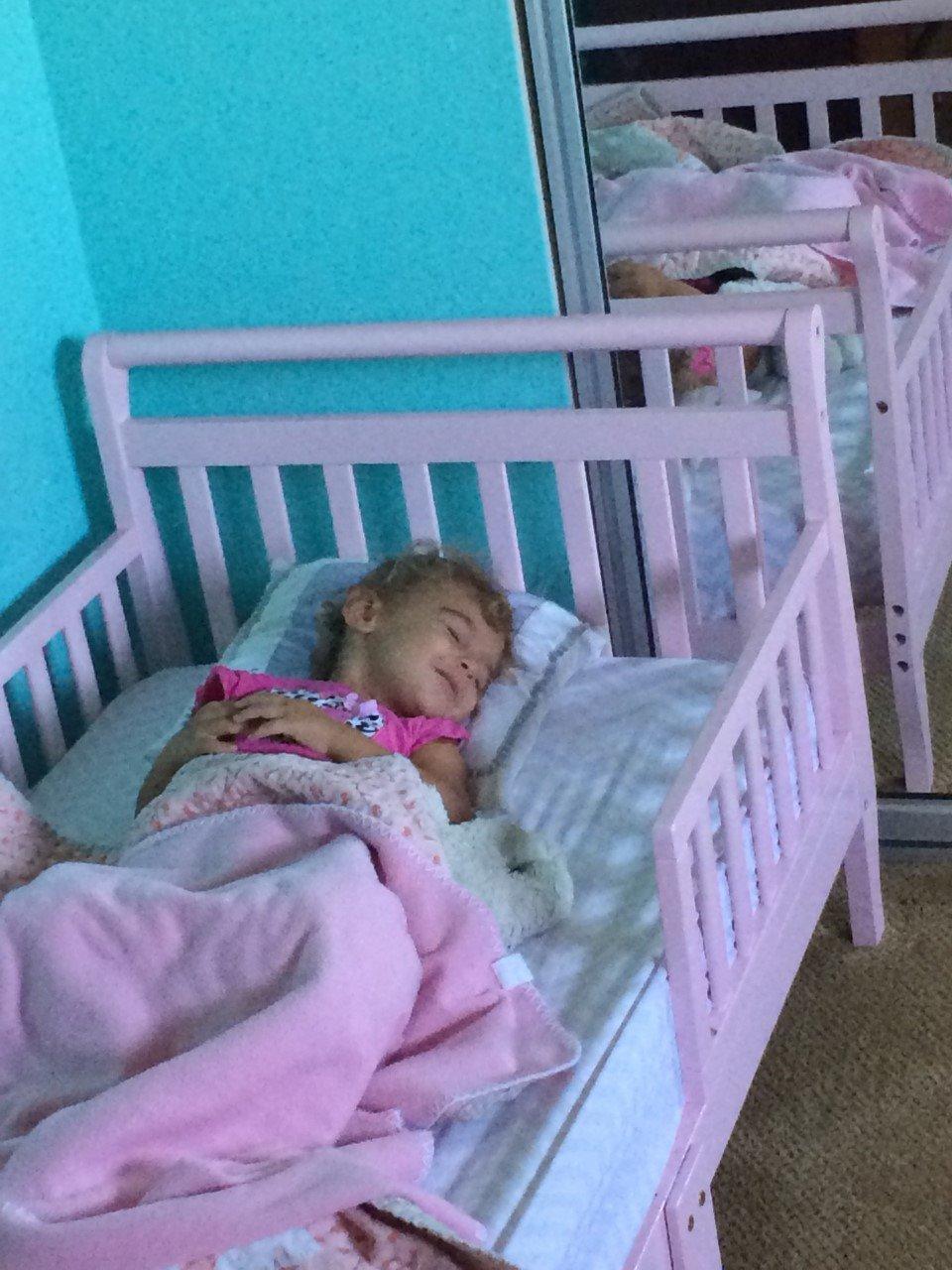 Dream On Me Holland Toddler Bed, Low-to-Floor Platform, White customer photo 1
