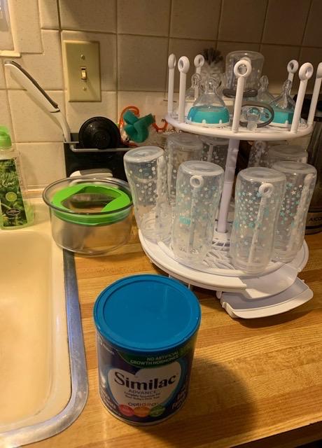 The First Years Spin Stack Bottle Drying Rack - Black customer photo 1