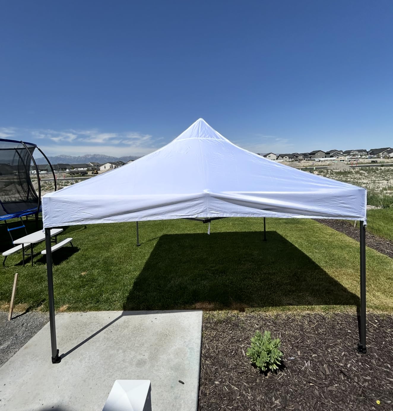 COBIZI 10x20 Pop Up Canopy Tent,Heavy Duty Canopy(White with 6 Sidewalls) customer photo 1