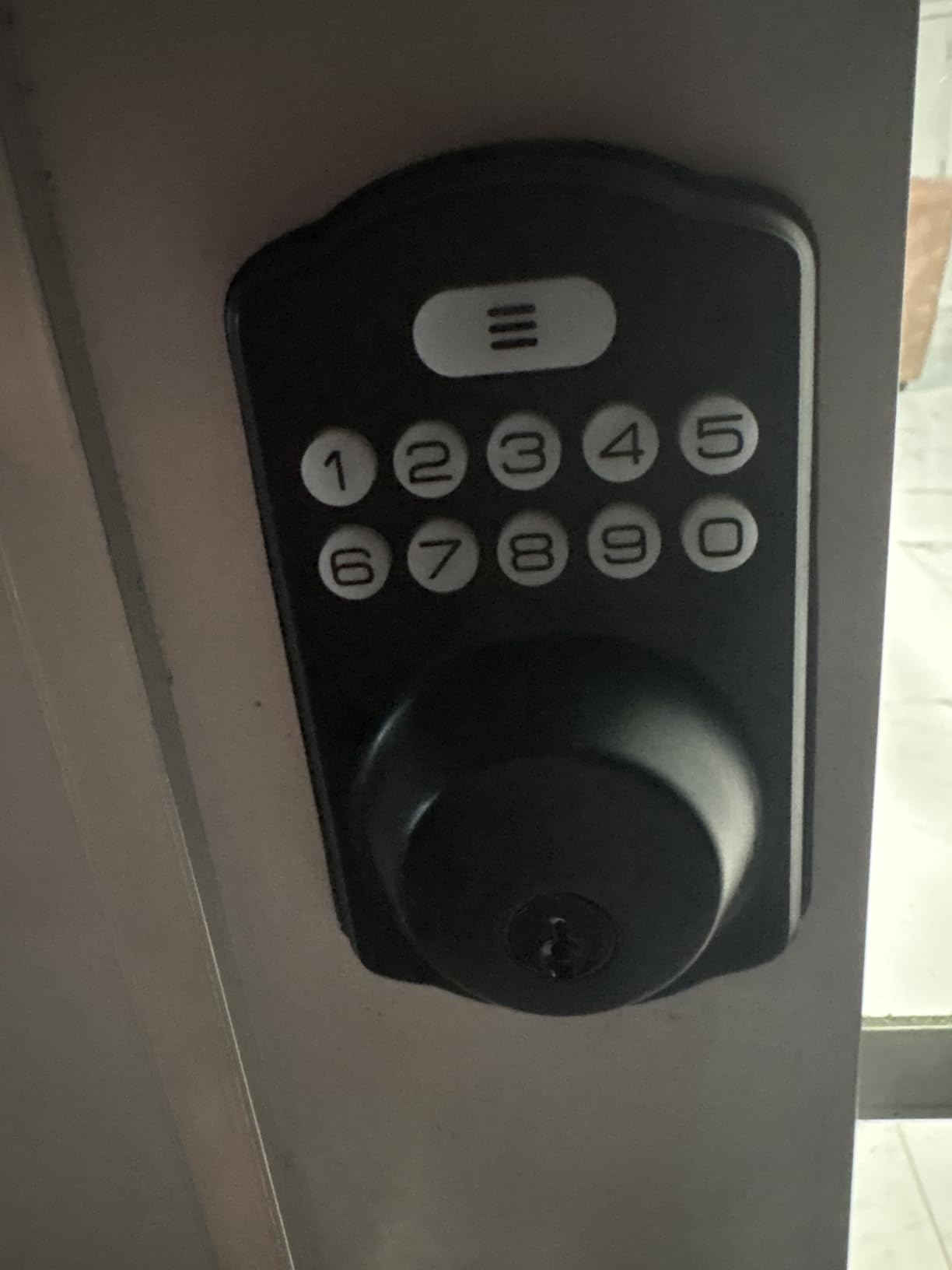 Veise KS01B Keypad Door Lock with 2 Lever Handles Set, Oil Rubbed Bronze customer photo 2