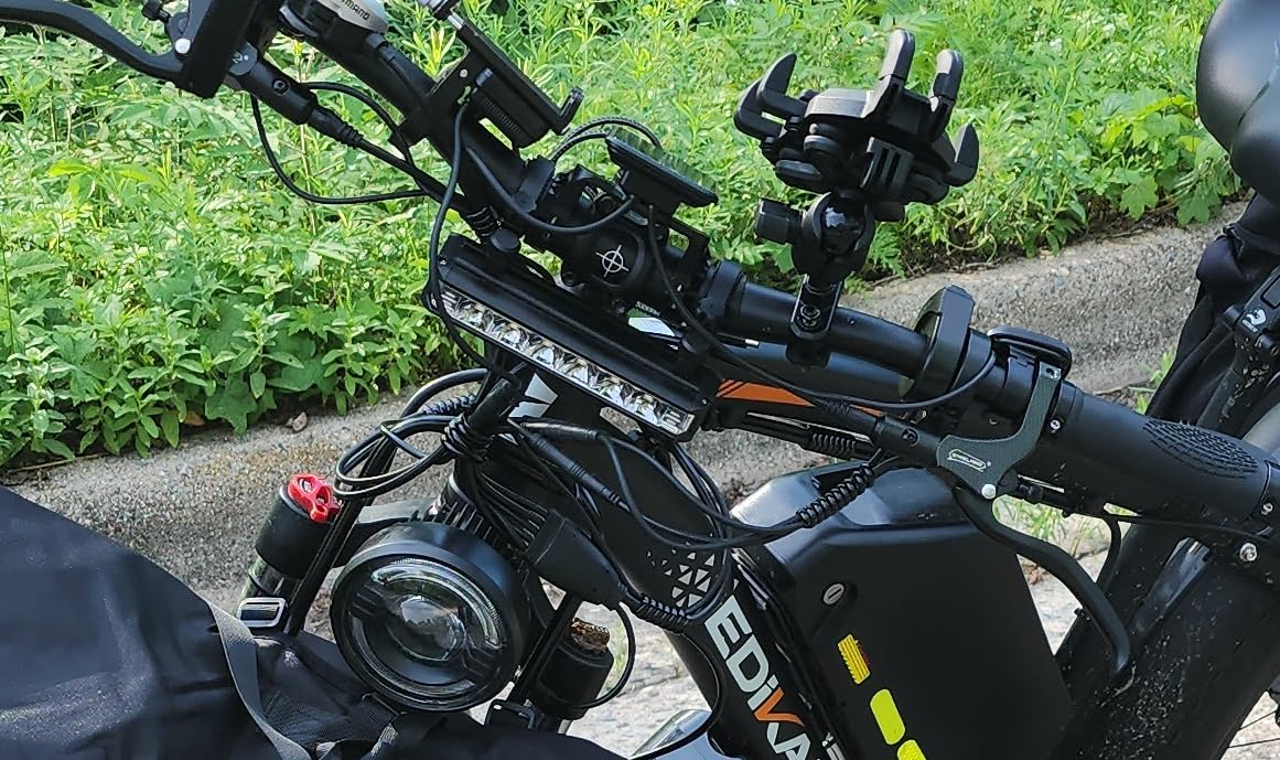 BRCOVAN Motorcycle Phone Mount Holder with Vibration Dampener customer photo 2