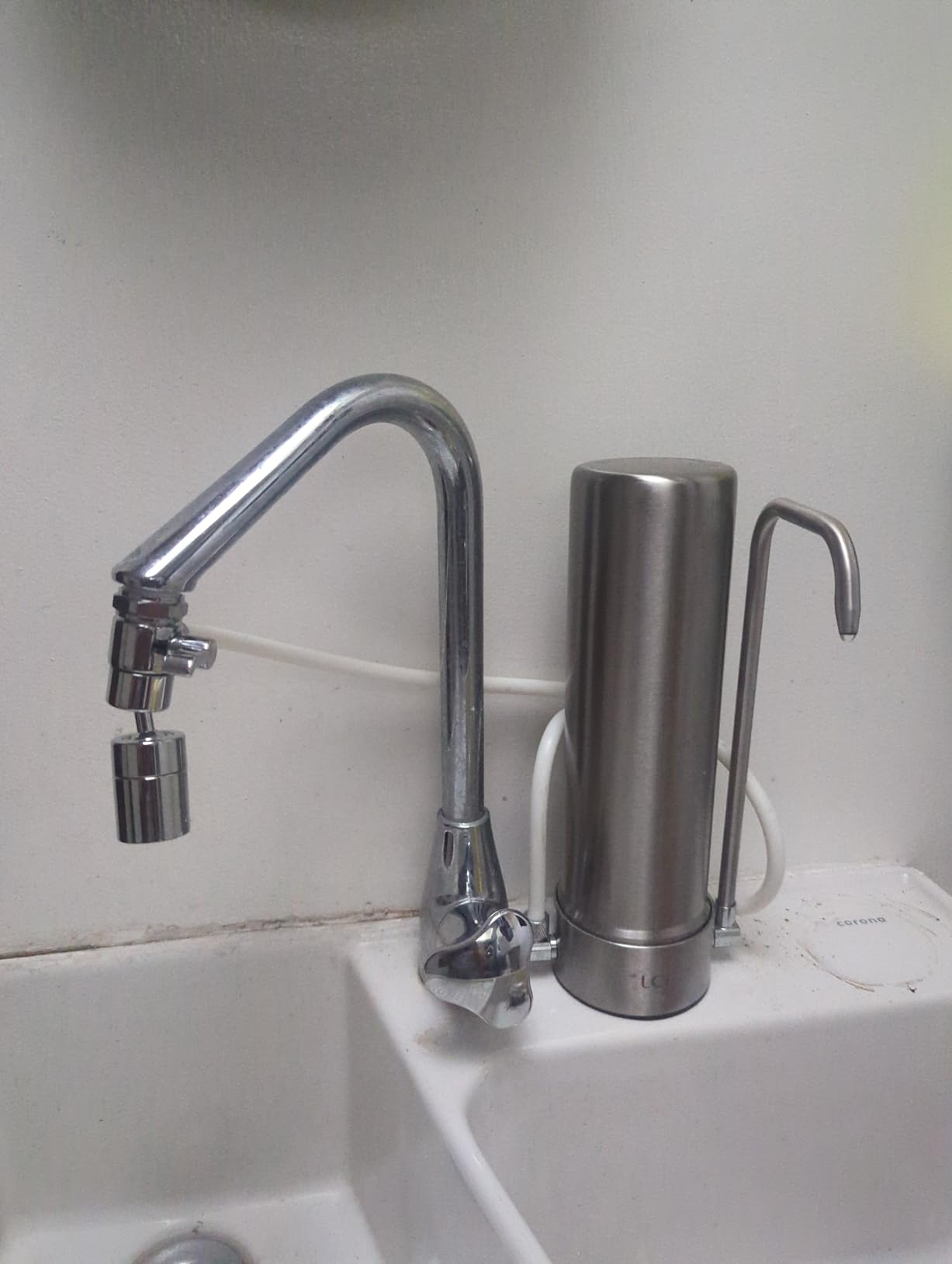 LCF Upgrade 6-Stage Stainless Steel Water Filter for Sink Faucet, 2 Filters customer photo 2