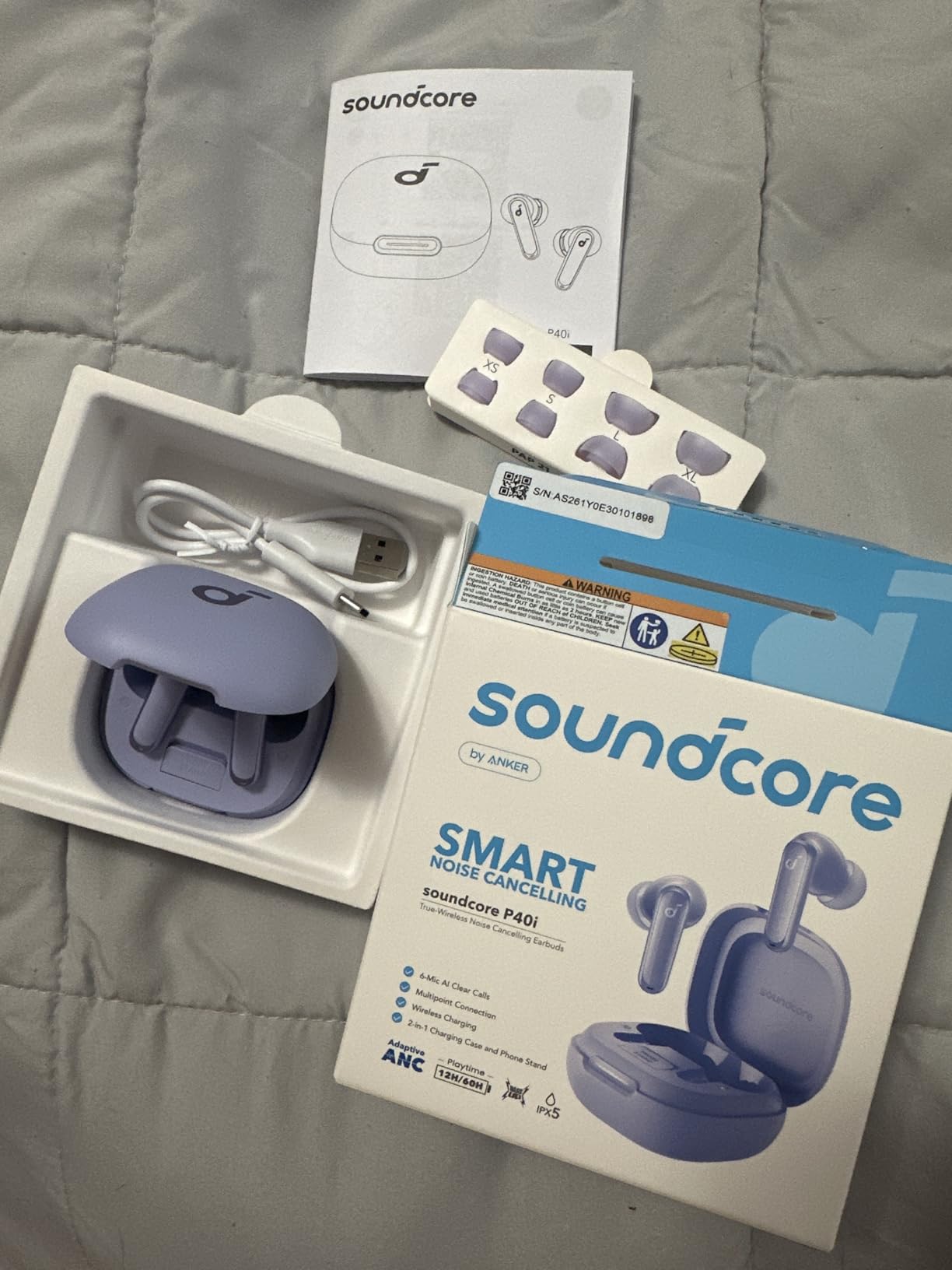 Soundcore P40i by Anker Noise Cancelling Earbuds with Adaptive ANC customer photo 2