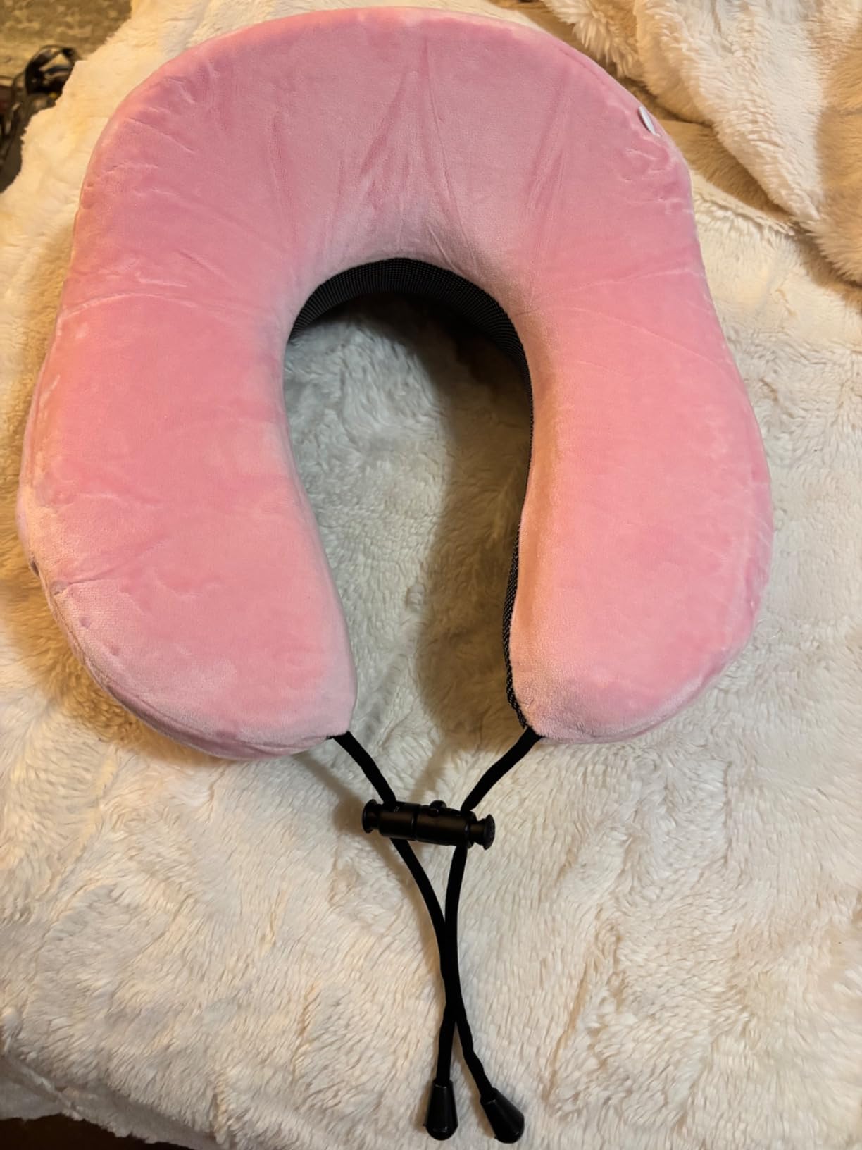 urnexttour Travel Pillow and Blanket Set Neck Pillow Airplane Foam Pink customer photo 2