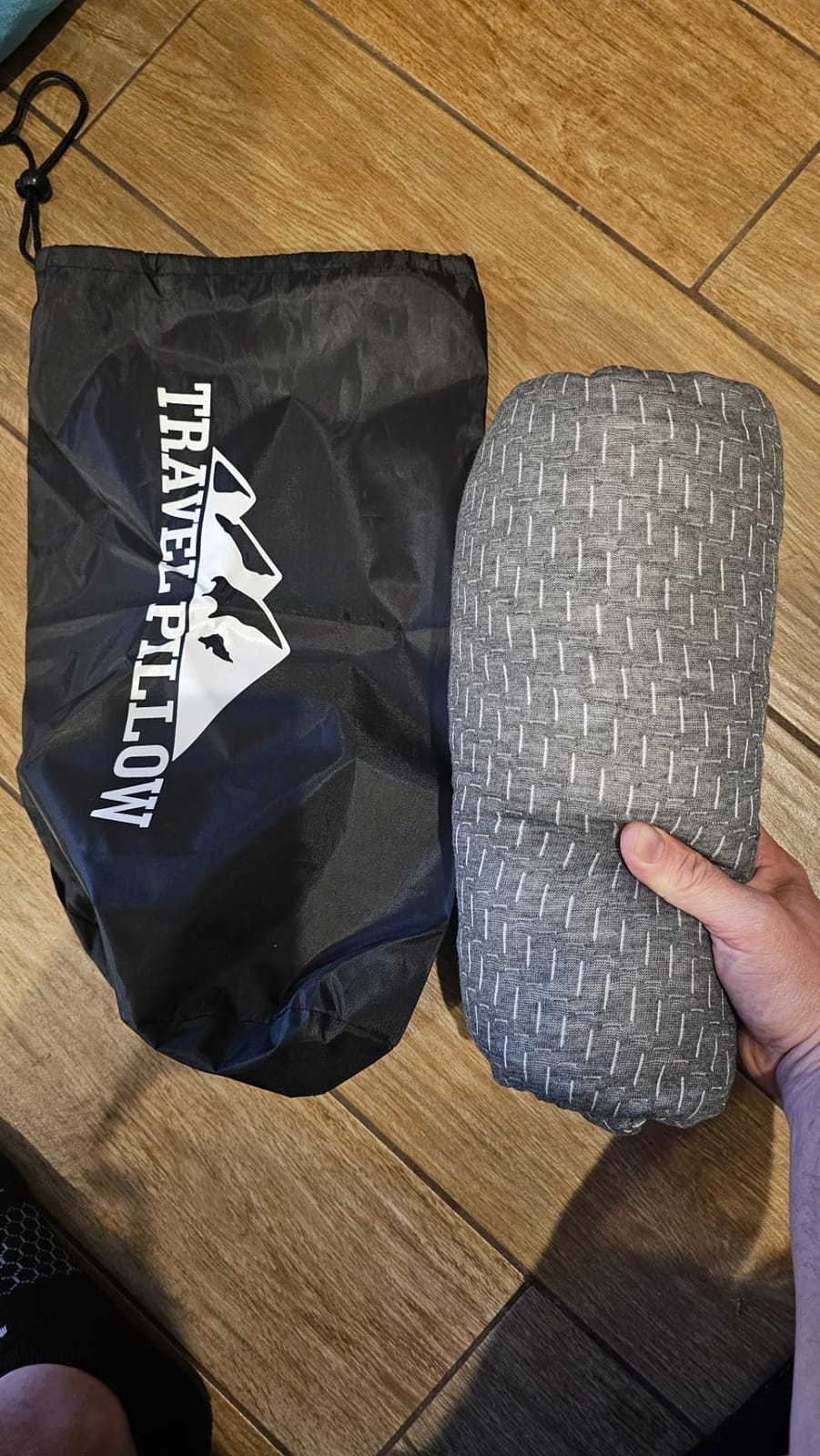 Small Shredded Memory Foam Pillow, Camping Pillow Travel Pillow - Compressible Medium Firm, Breathable Cover, Ideal Backpacking Hiking, Airplane and Car customer photo 2