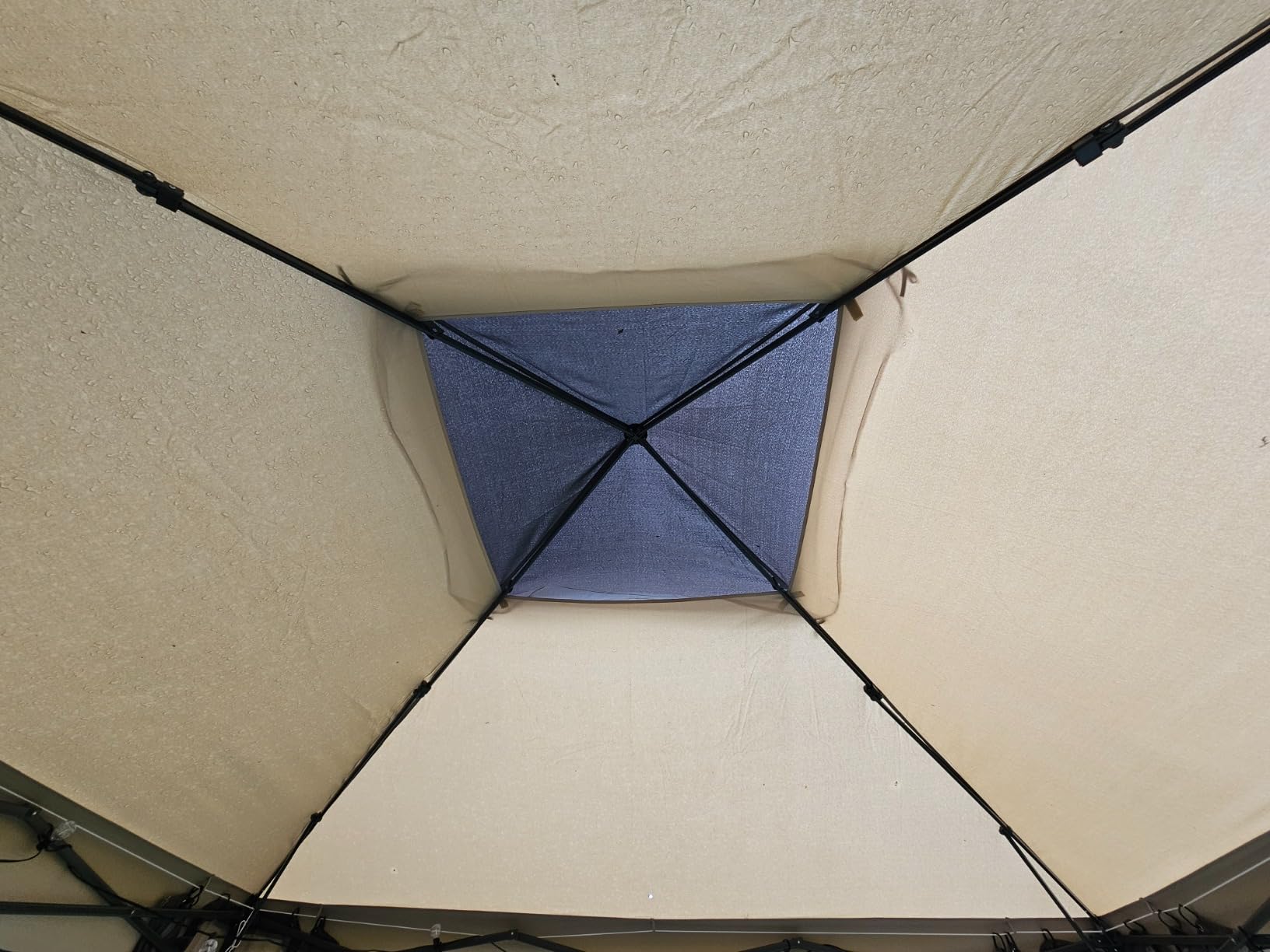 Yaheetech 11x11 Pop Up Gazebo Double-Tier Canopy Tent w/Mesh Netting, Gray customer photo 1