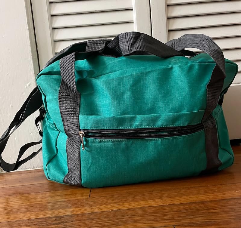 For Spirit Airlines Personal Item Bag 18x14x8 in Underseat Carry-on Luggage foldable Travel Duffle Bag for Airplanes (30L, Navy) customer photo 2