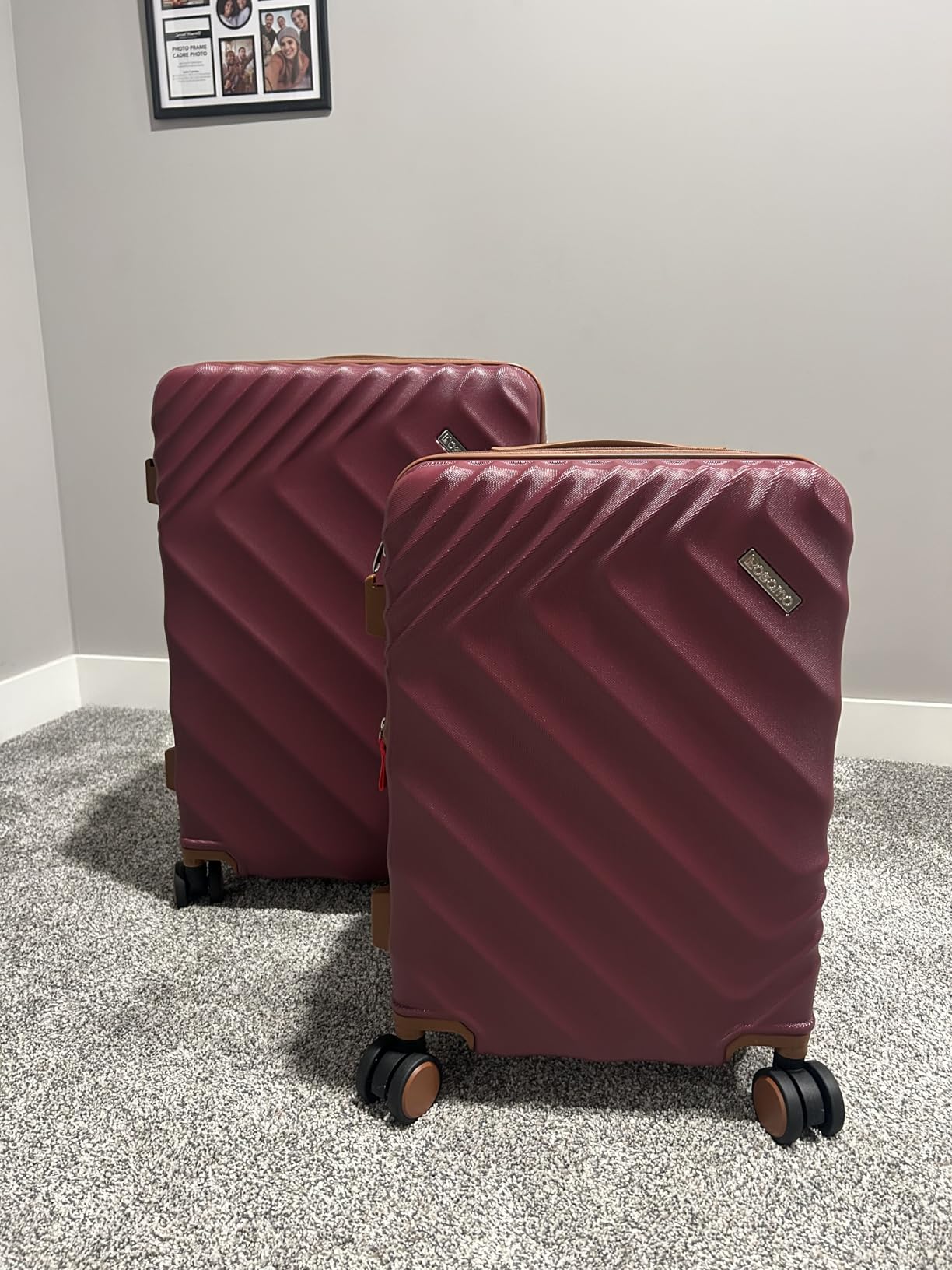 Cosbarn Luggage Sets, Lightweight Durable Hardshell, 5 piece Suitcase Sets customer photo 2