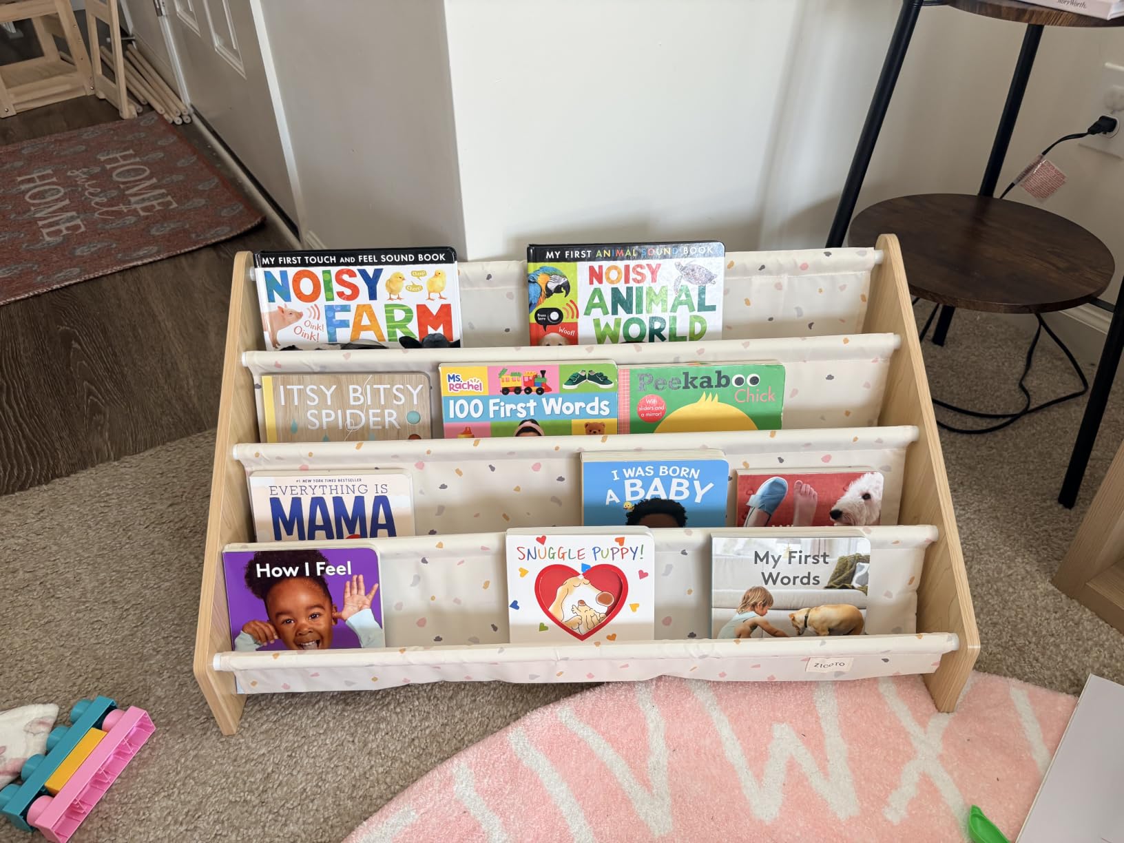 Decorative Wooden Bookshelf for Kids Rooms - Easy Install Montessori Shelf customer photo 1