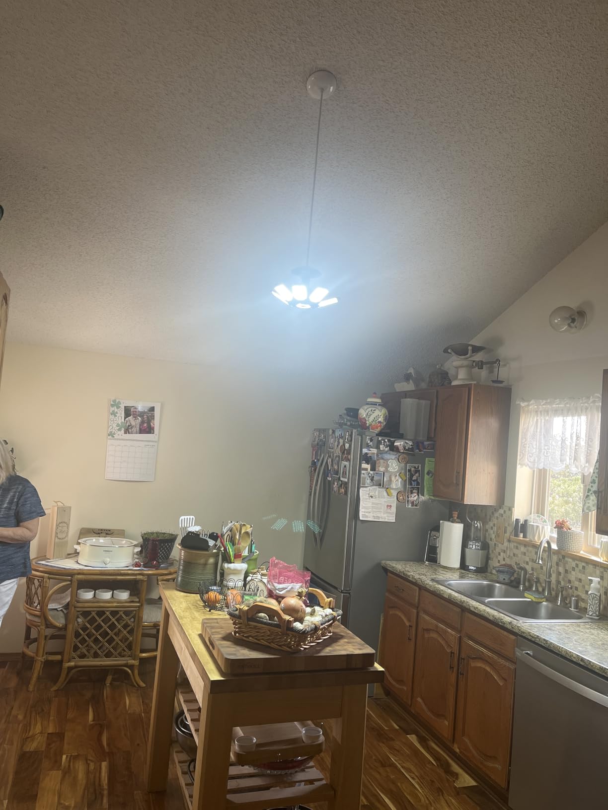 TANBABY 2 Pack Garage Lights, 8+1 Deformable Ceiling Light, 52000LM 6500K customer photo 1