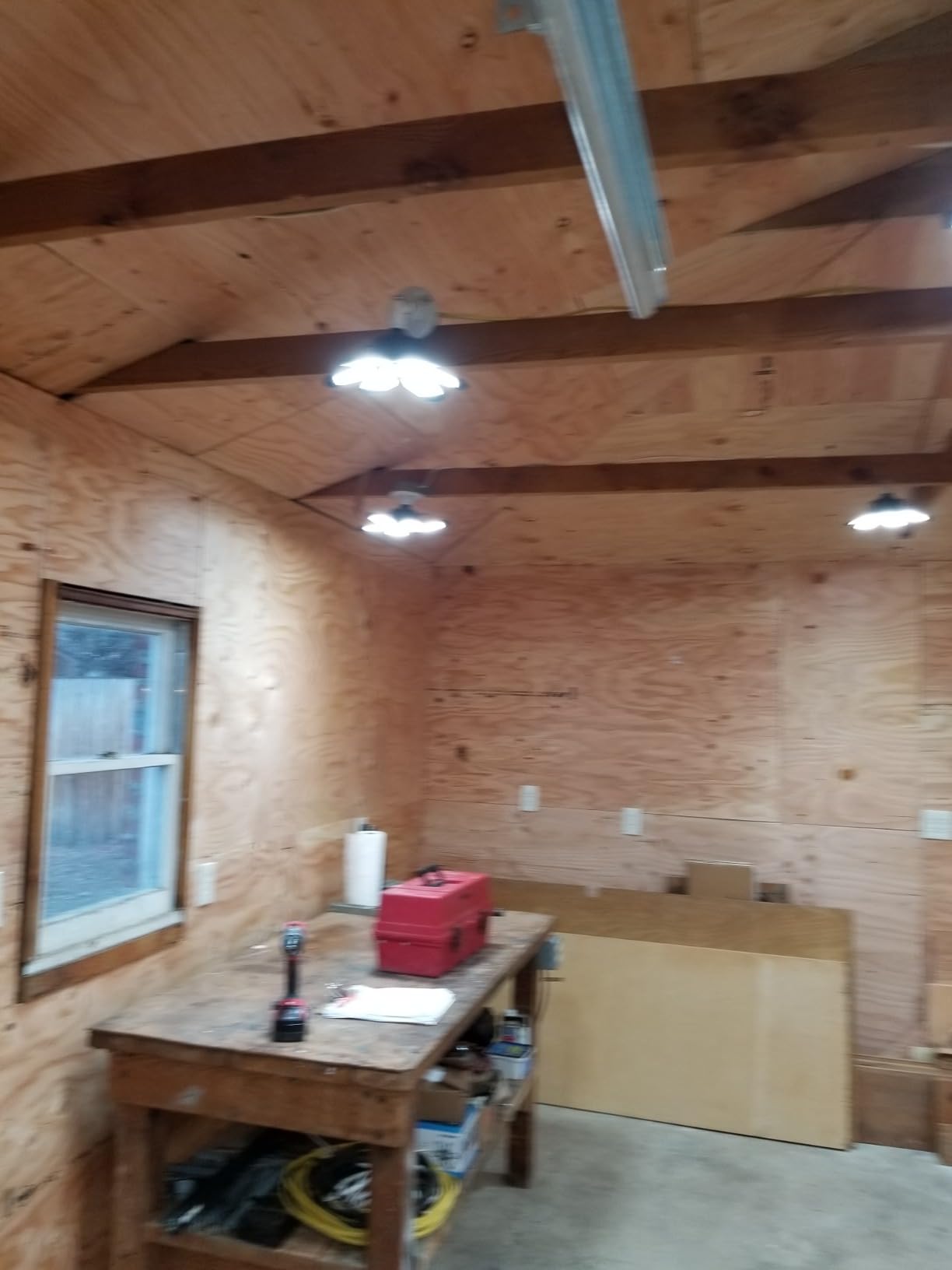 TANBABY 2 Pack Garage Lights, 8+1 Deformable Ceiling Light, 52000LM 6500K customer photo 2