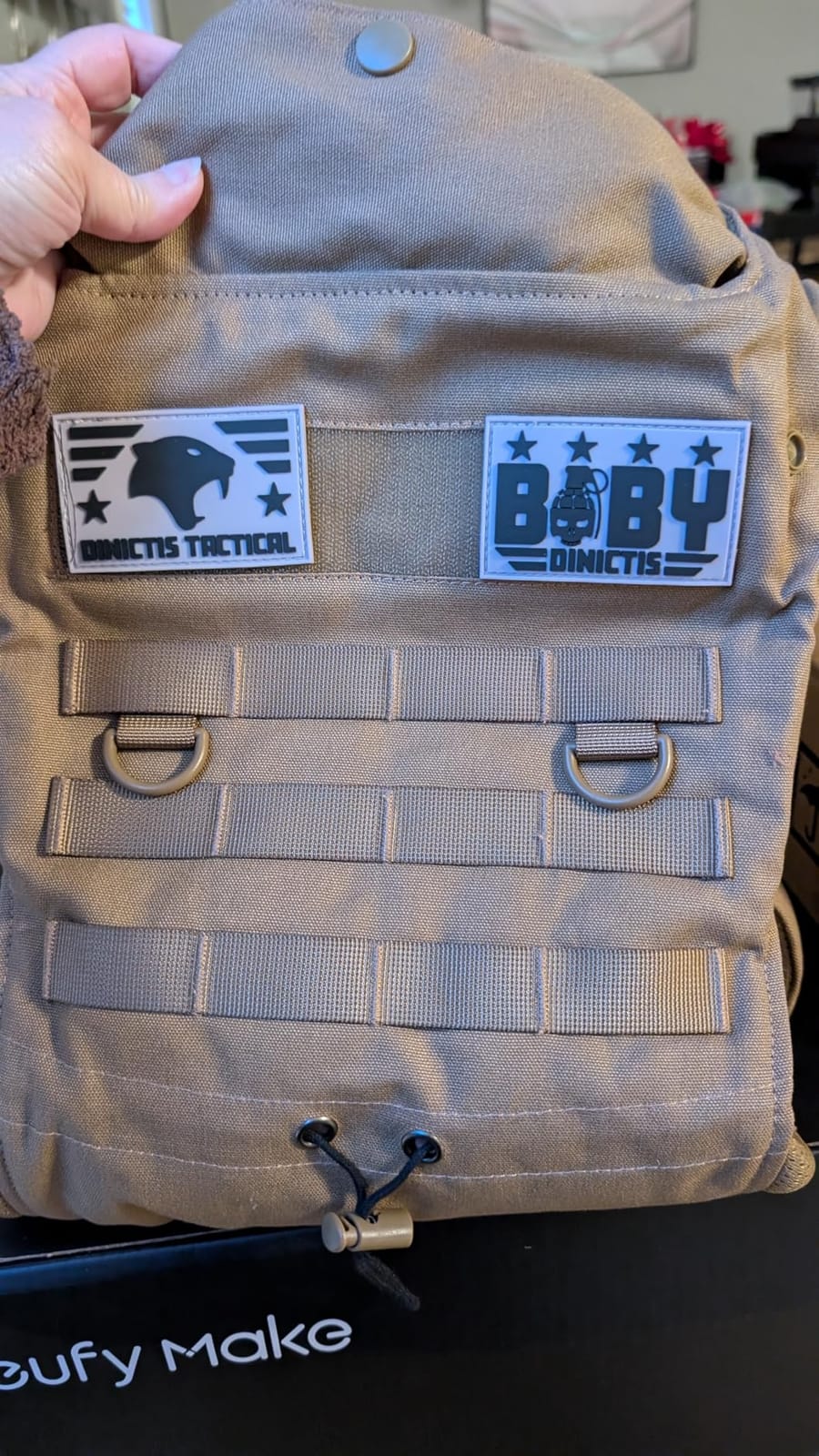 Ergonomic Lumbar Support Baby Carrier for Dad - Black customer photo 1
