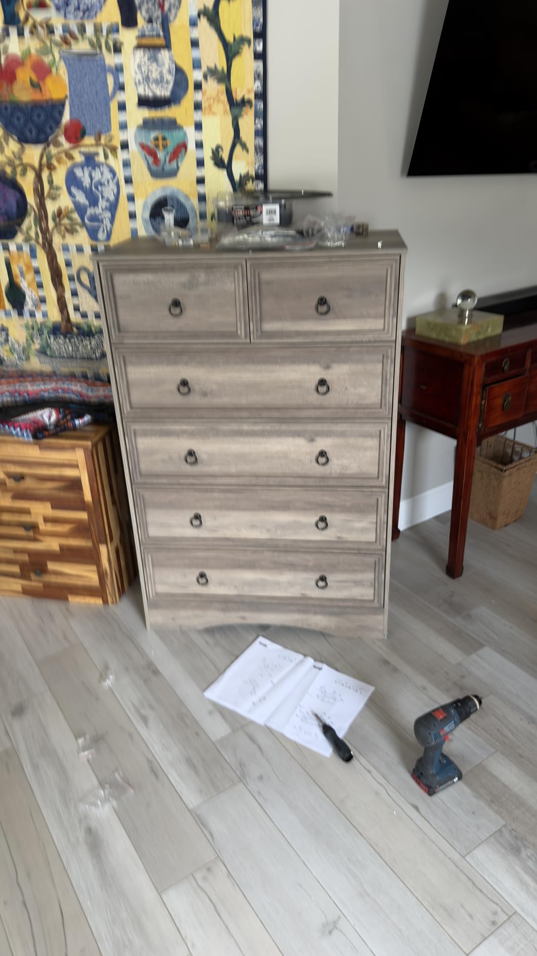VVFLU 6 Drawer Dresser Tall, 52