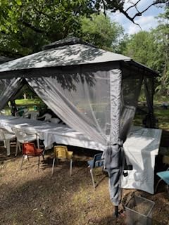 ABCCANOPY Gazebos for Patios 10x12 with Mosquito Netting, Khaki customer photo 1