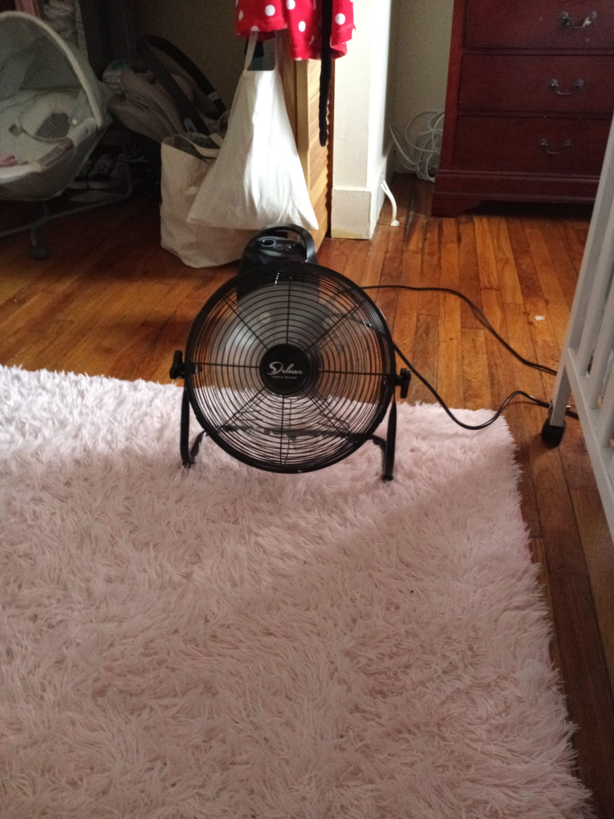 Simple Deluxe 18 Inch 3-Speed High Velocity Heavy Duty Metal Industrial Floor Fans, Black customer photo 1