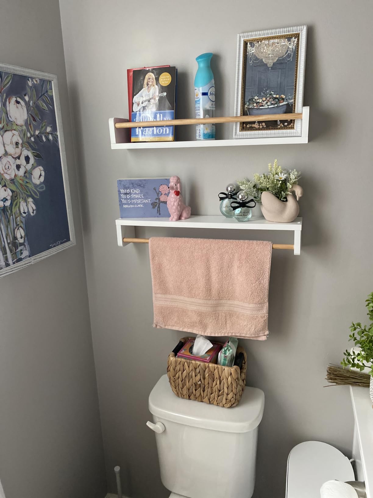 G&W Gruwald Nursery Book Shelves, Set of 3, Wall Bookshelf, Book Shelf for Kids Rooms, Wall Book Shelves for Bedroom Kids, Floating Shelf, Nursery Decor customer photo 1
