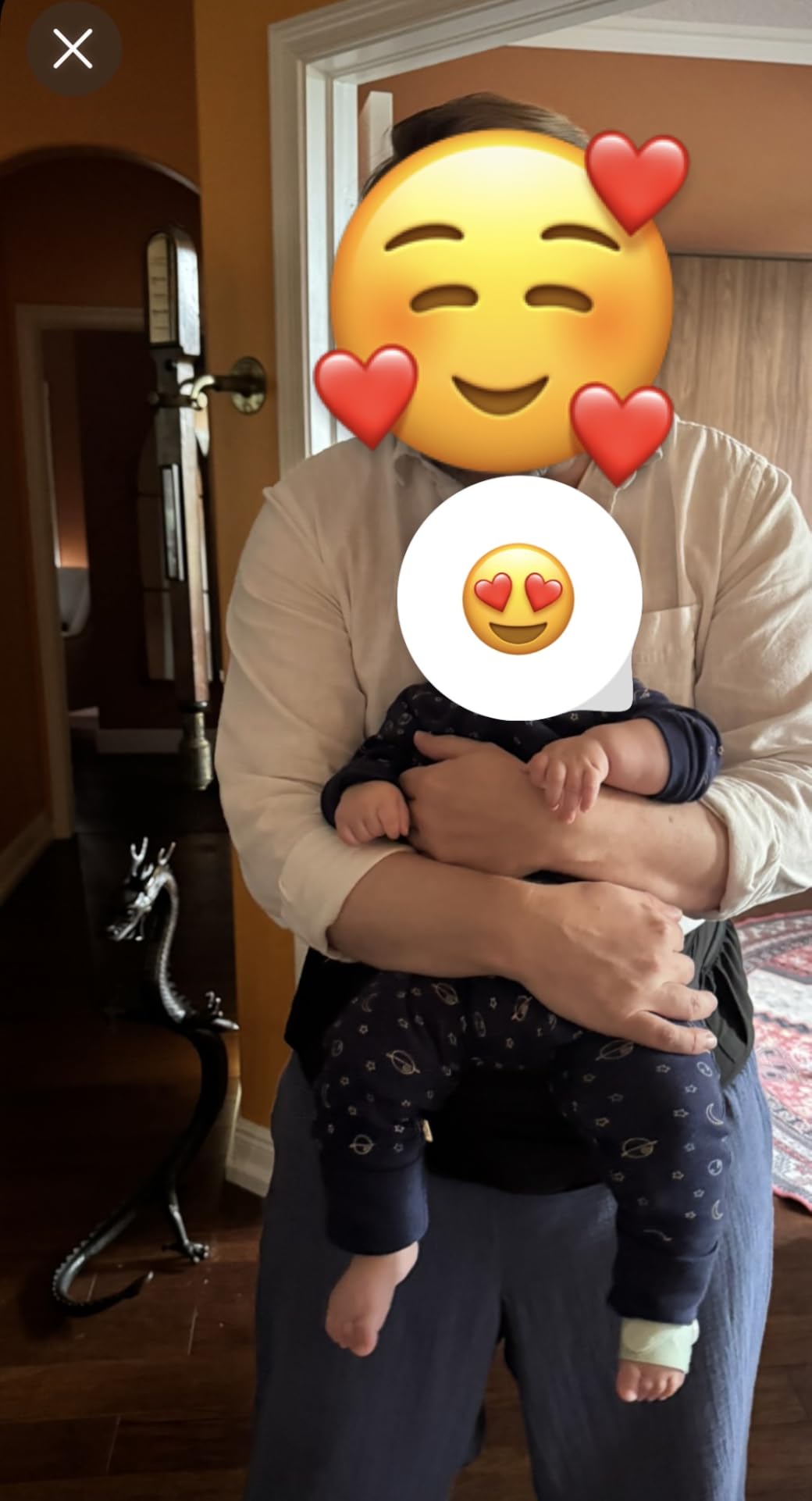 Momcozy Baby Carrier with Hip Seat, 2-in-1 Forward-Facing Carry for Long Walks, Detachable Hands-Free Infant Carrier 7-44lbs, All Seasons Toddler Carrier Fits Waist Sizes up to 45 Inches, Black customer photo 1