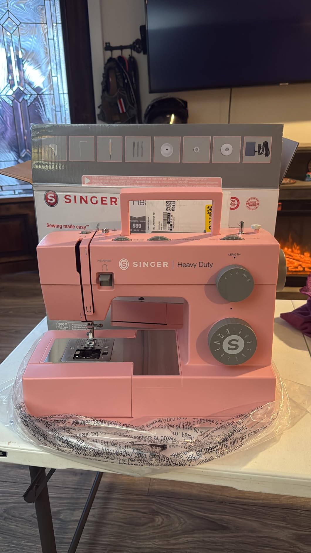 SINGER® 4411 PRISMA High Speed Heavy Duty Sewing Machine with Accessories customer photo 2