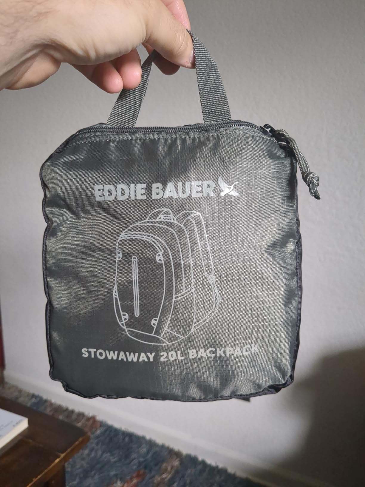 Eddie Bauer Stowaway Packable Backpack - Dark Forest, 20L customer photo 1