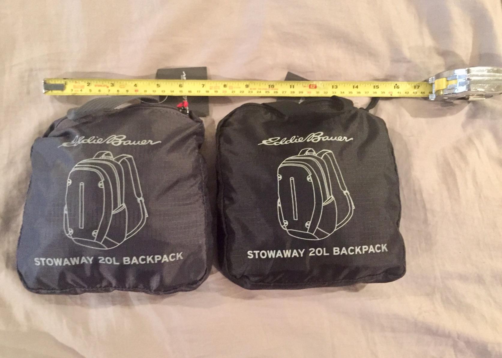 Eddie Bauer Stowaway Packable Backpack - Dark Forest, 20L customer photo 2