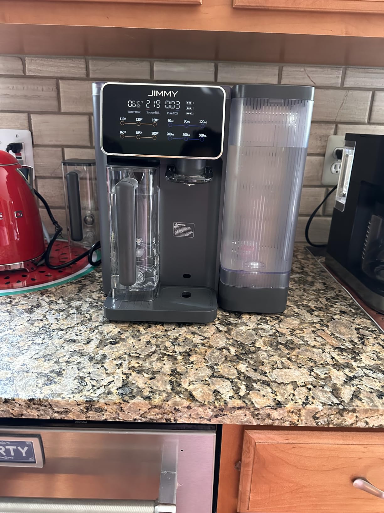 Jimmy R9 Reverse Osmosis Water Filter Countertop,UV Purifier & Instant Hot customer photo 1