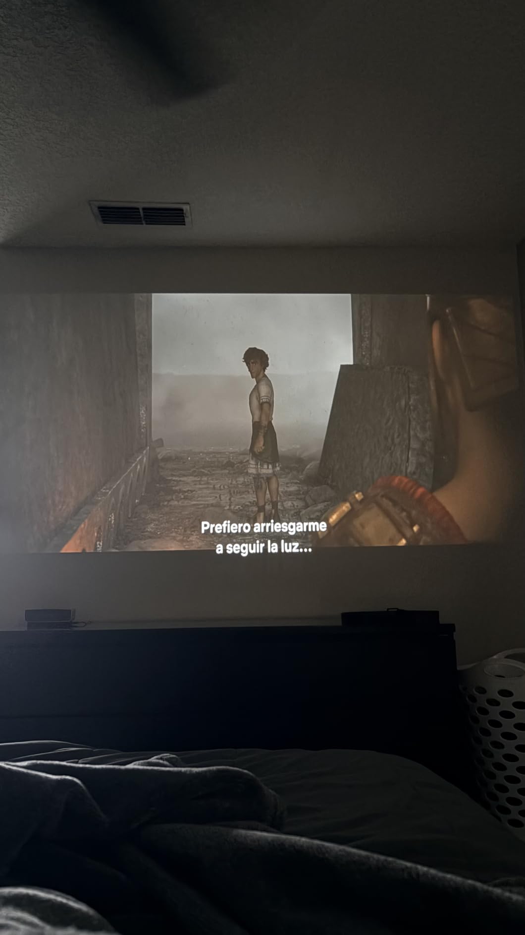 TCL C1 Smart Google TV Projector, WiFi and Bluetooth, 285° Rotating Gimbal customer photo 1