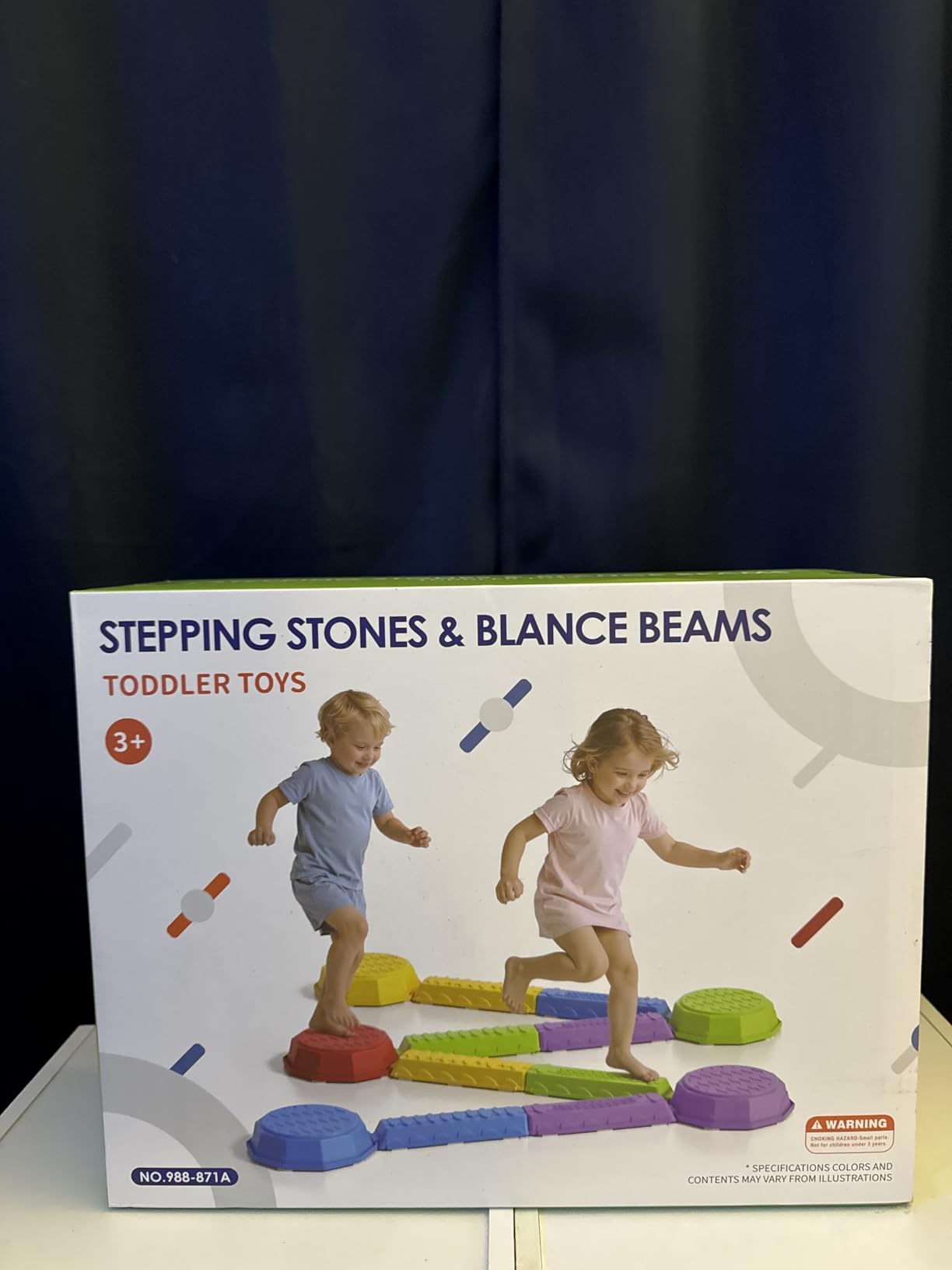 HYES Balance Beams Stepping Stones for Kids 3-5, Obstacle Courses Toys customer photo 2