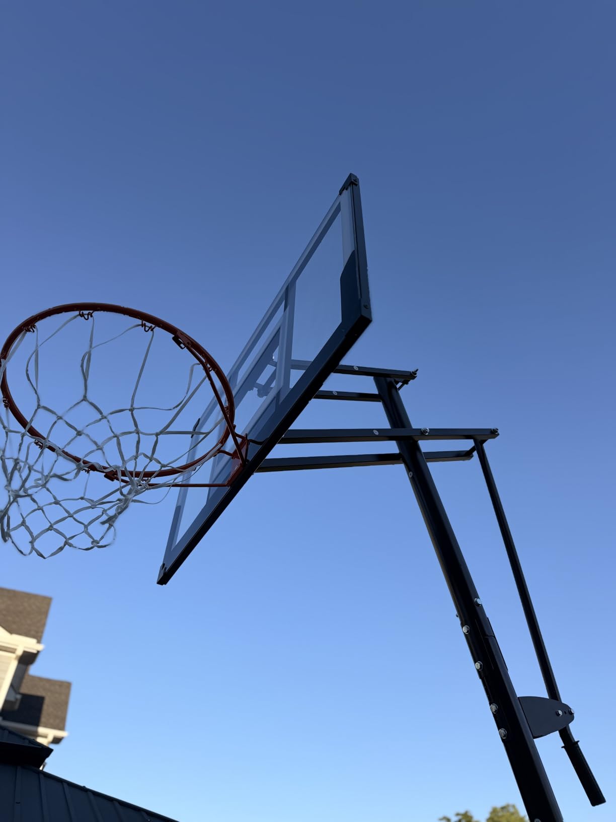 Seray Basketball Hoop 40Inch Shatterproof Backboard, 3.4-10FT Height Adjustable, Rust-Resistant Poolside Goal, Portable Court for Adults/Kids, Indoor & Outdoor Rim customer photo 2