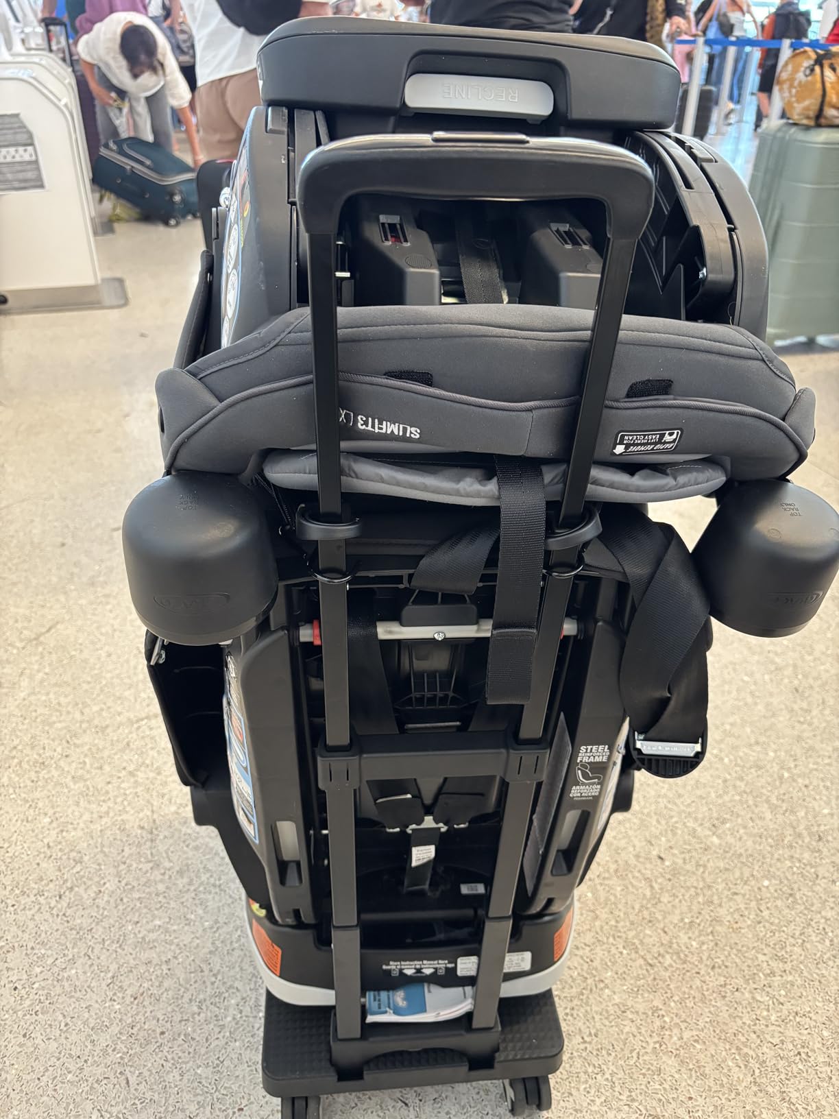 GtIiFmTe Foldable Hand Truck, Lightweight Luggage Cart for Airport Car Seat customer photo 1
