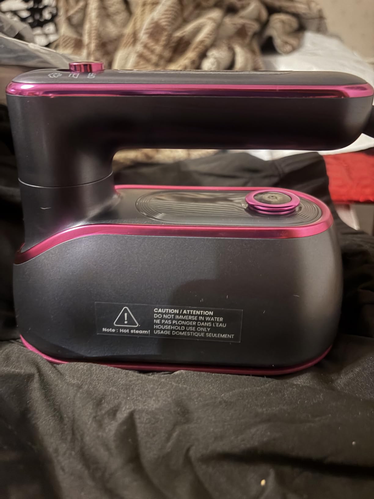 Jack & Rose Travel Steamer Iron for Clothes,1200w Iron Steamer,Portable Handheld Travel Size Steamer iron,8S Fast Heat-Up,Large Ceramic Heat Panel customer photo 1