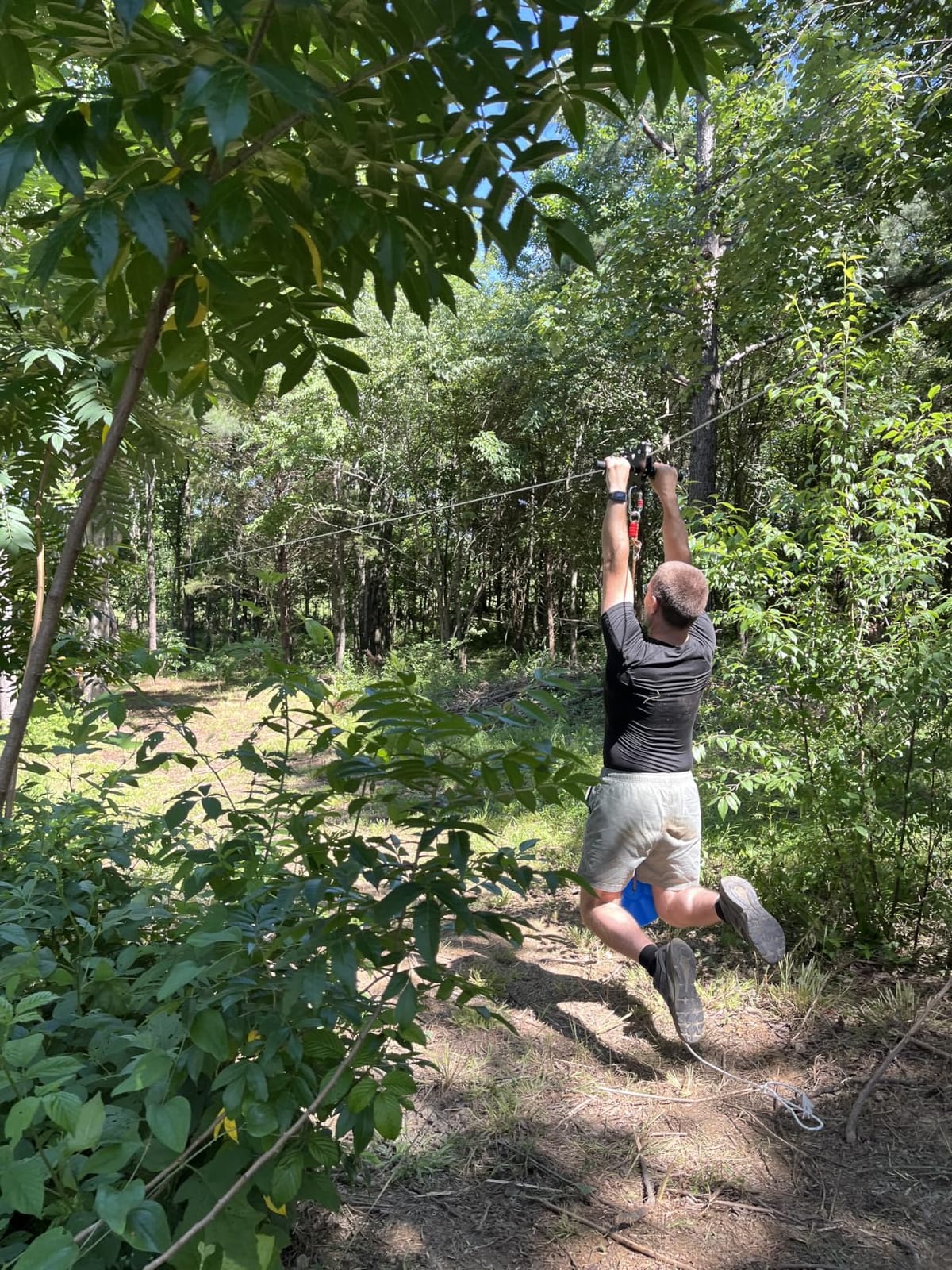 Zipline for Backyard Kids and Adults: 200FT Zip line Kits customer photo 2
