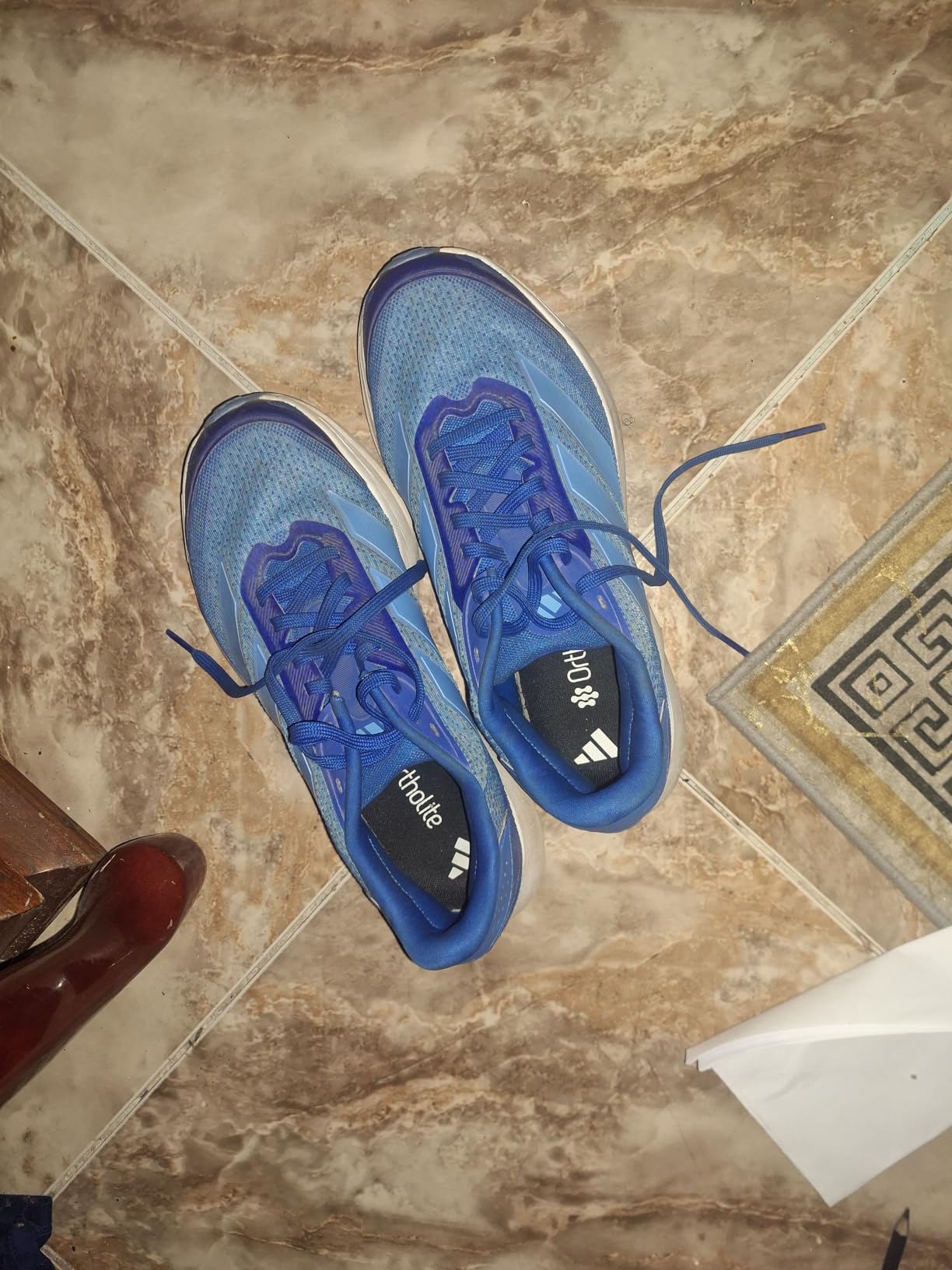 adidas Mens Duramo Sl 2 Running Sneakers Shoes - Blue customer photo 1