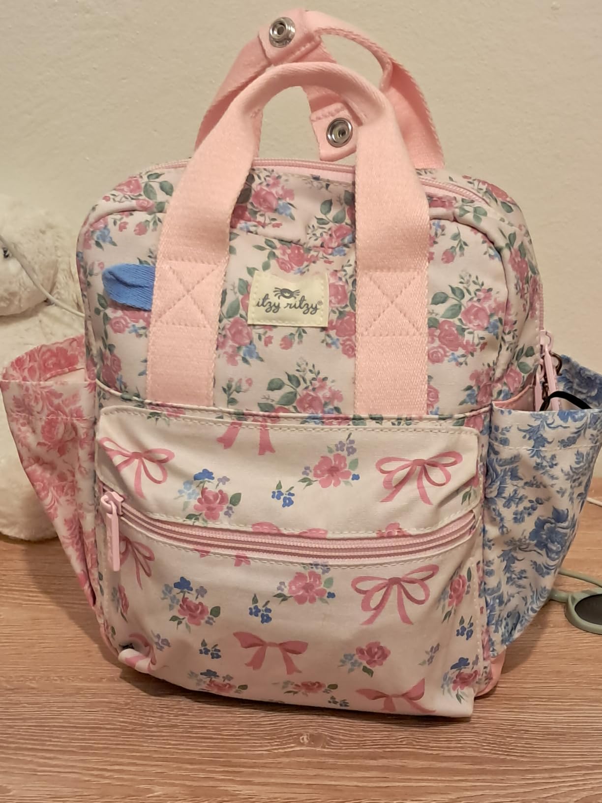 Itzy Ritzy Toddler Backpack, Daycare Bag w/Spacious Interior (Airplane) customer photo 2