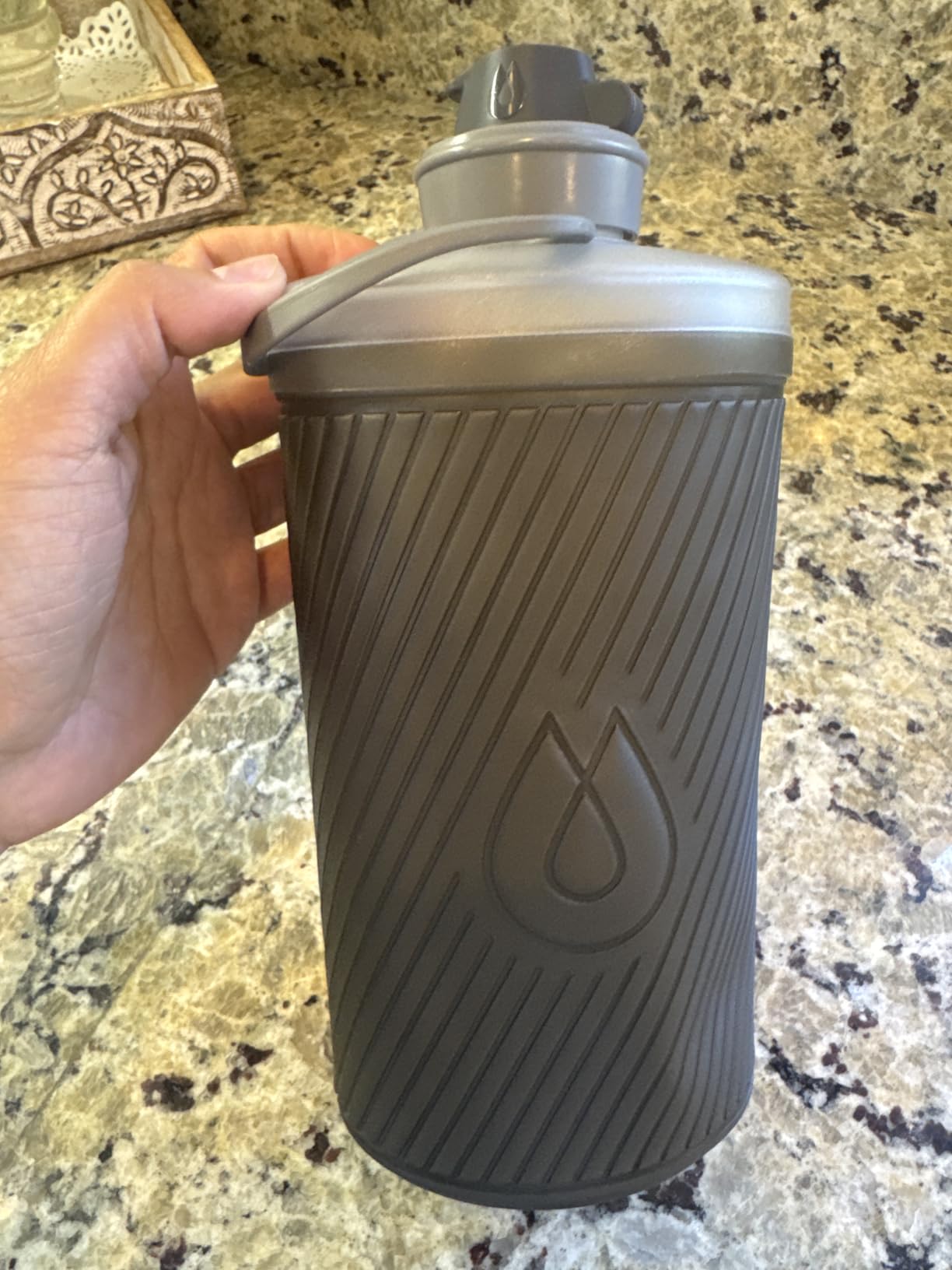 HydraPak Flux Collapsible Backpacking Water Bottle (750ml, 1L, 1.5L) customer photo 1