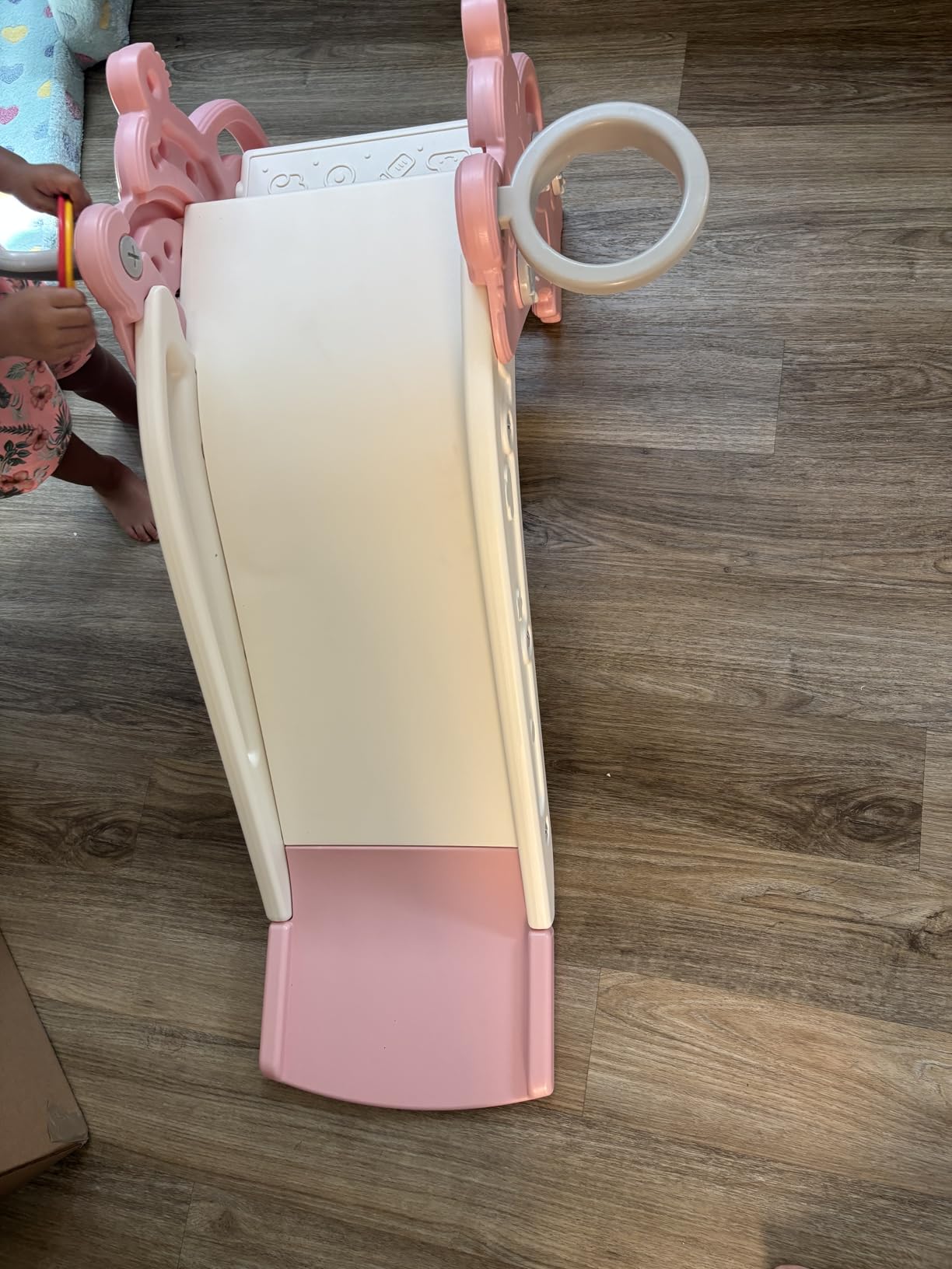 Babytronic 4 in 1 Toddler Slide for Toddlers Aged 1-3 Indoor Outdoor White customer photo 2