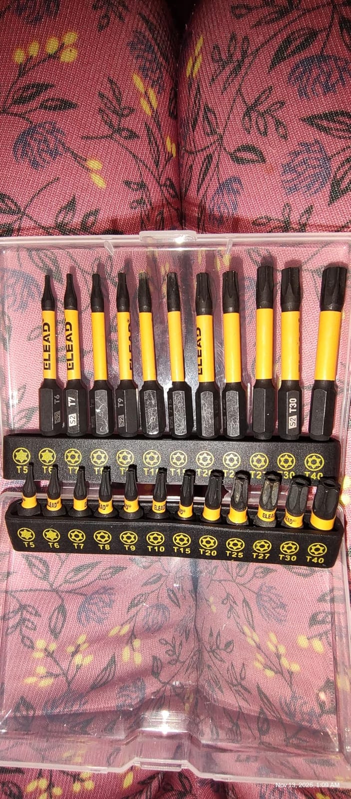 46 in 1 Magnetic Ratchet Screwdriver Set, Multi-Bit Screwdriver Kit, Nut Driver Set, Detachable Ratchet Handle with Storage Case, Repair Tool Kit for Furniture, Computer, Bicycle customer photo 1