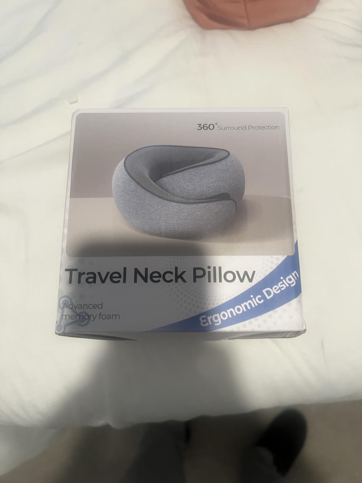 Purroch G-Shape Memory Foam Travel Pillow, Neck Pillow customer photo 2