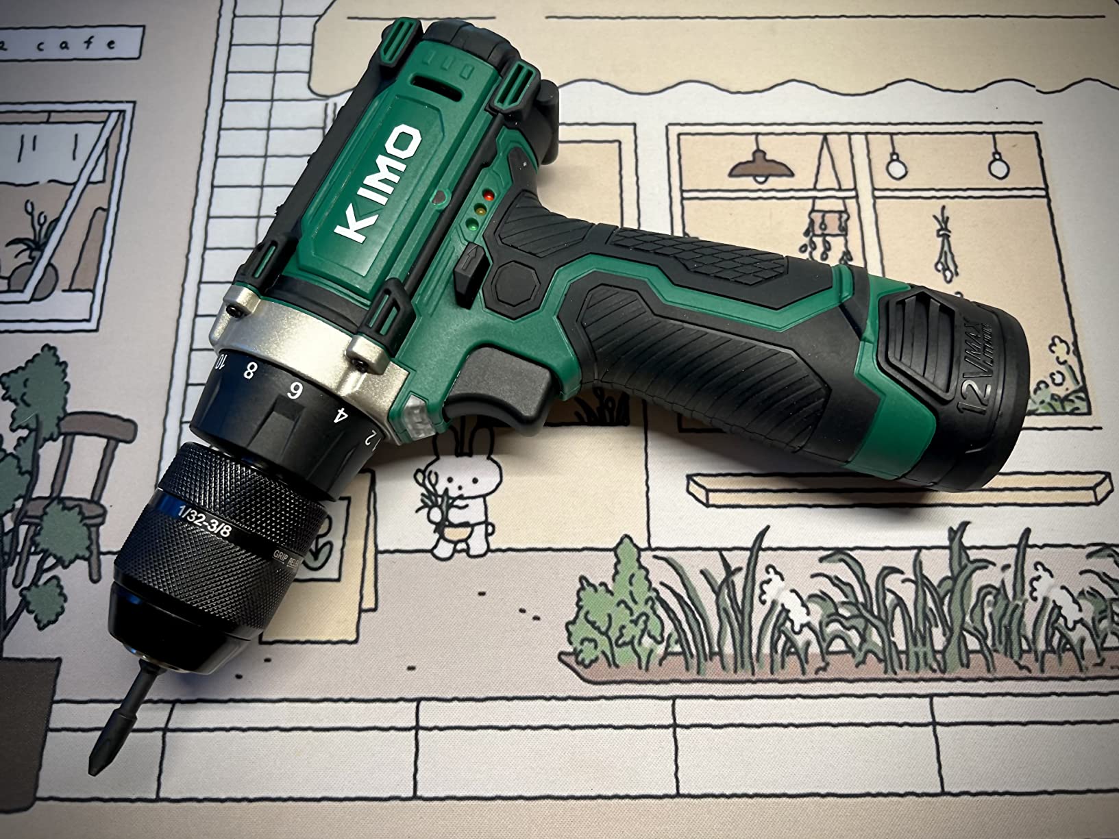 KIMO Impact Wrench 1/2 Cordless, Impact Gun for Car Tire, 20V Impact Driver customer photo 2