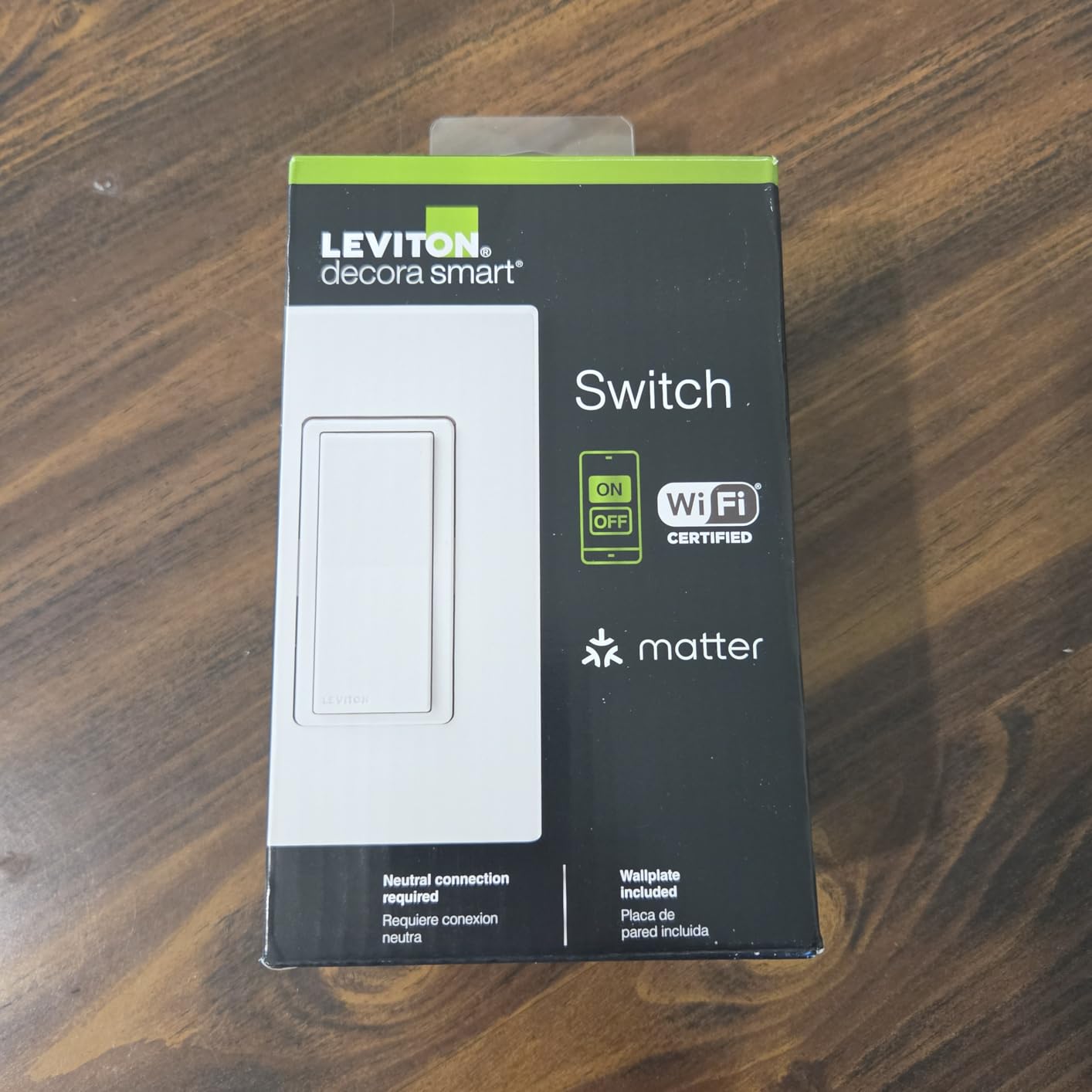 Leviton Decora Smart Switch, Wi-Fi, D315S-1RW, White customer photo 2